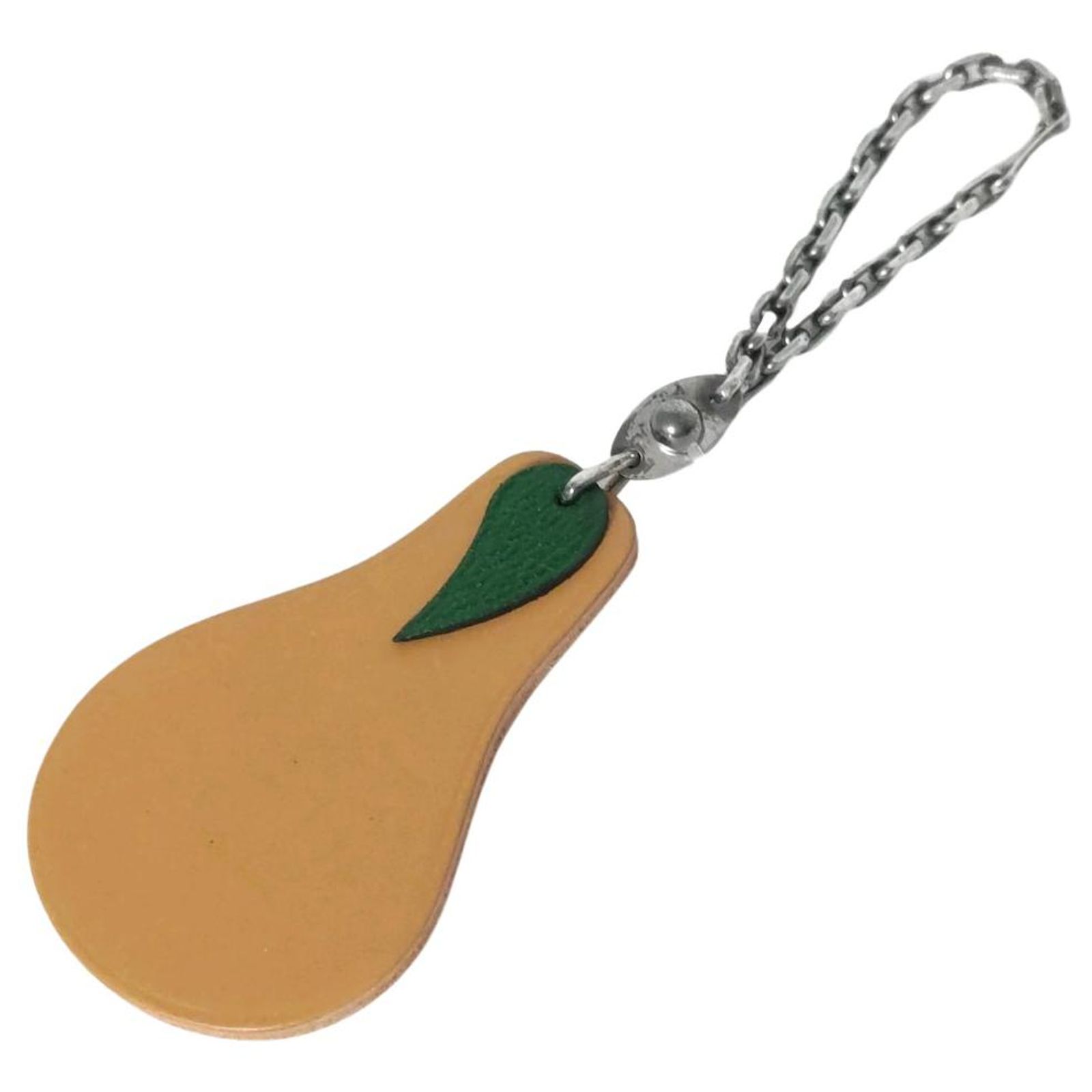 Hermès Fruit key chain Brown Leather ref.1085389 - Joli Closet