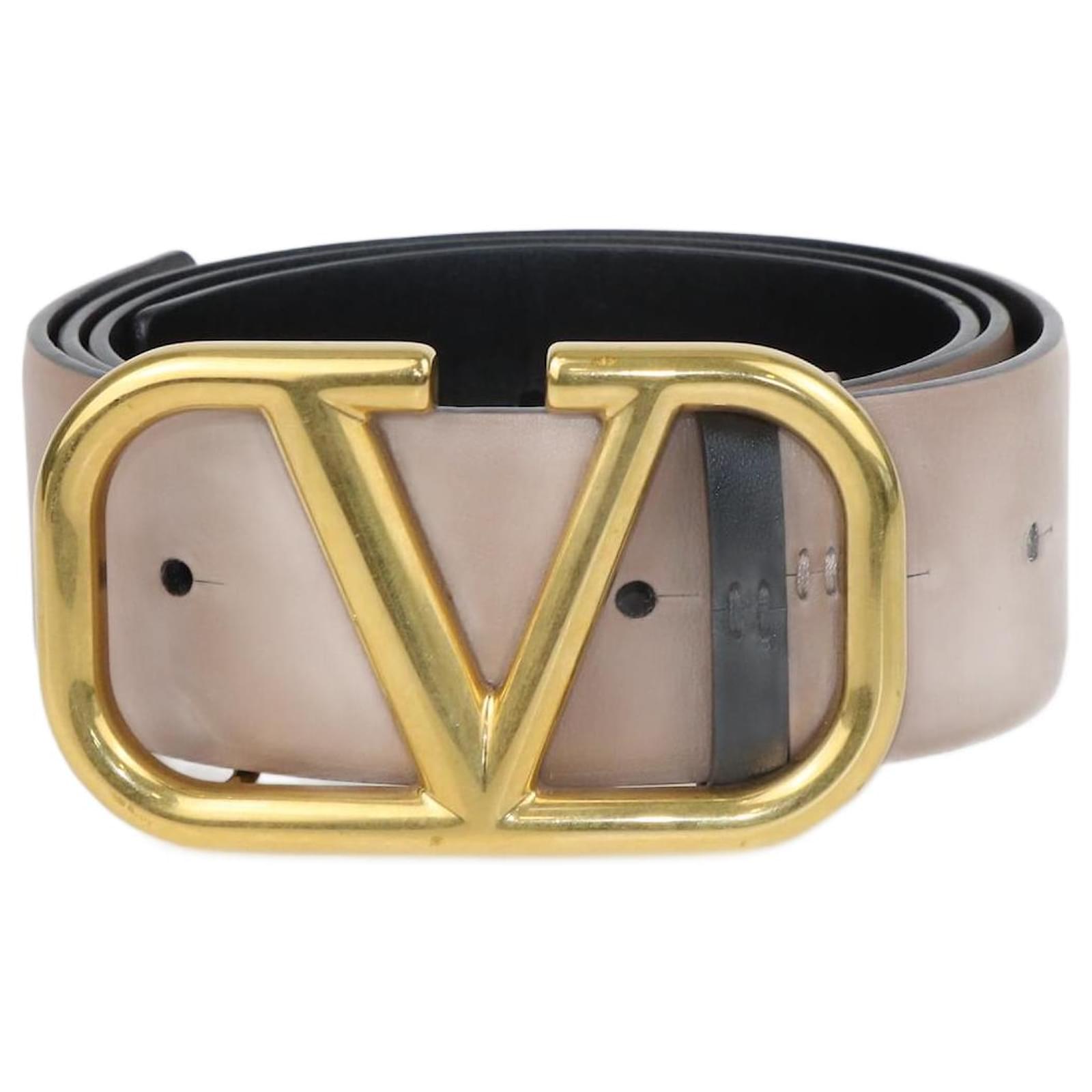 Valentino Men's Vlogo Signature Belt Black