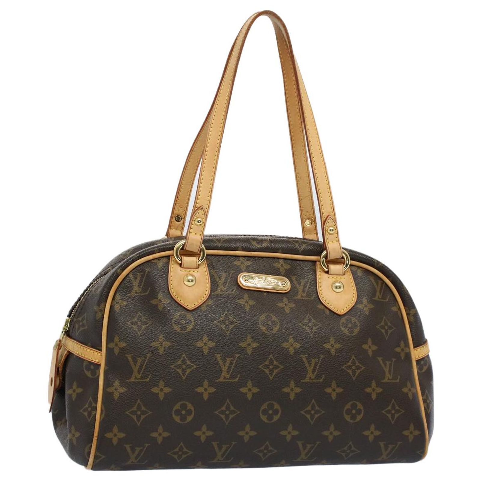 LOUIS VUITTON Monogram Montorgueil PM Hand Bag M95565 LV Auth 