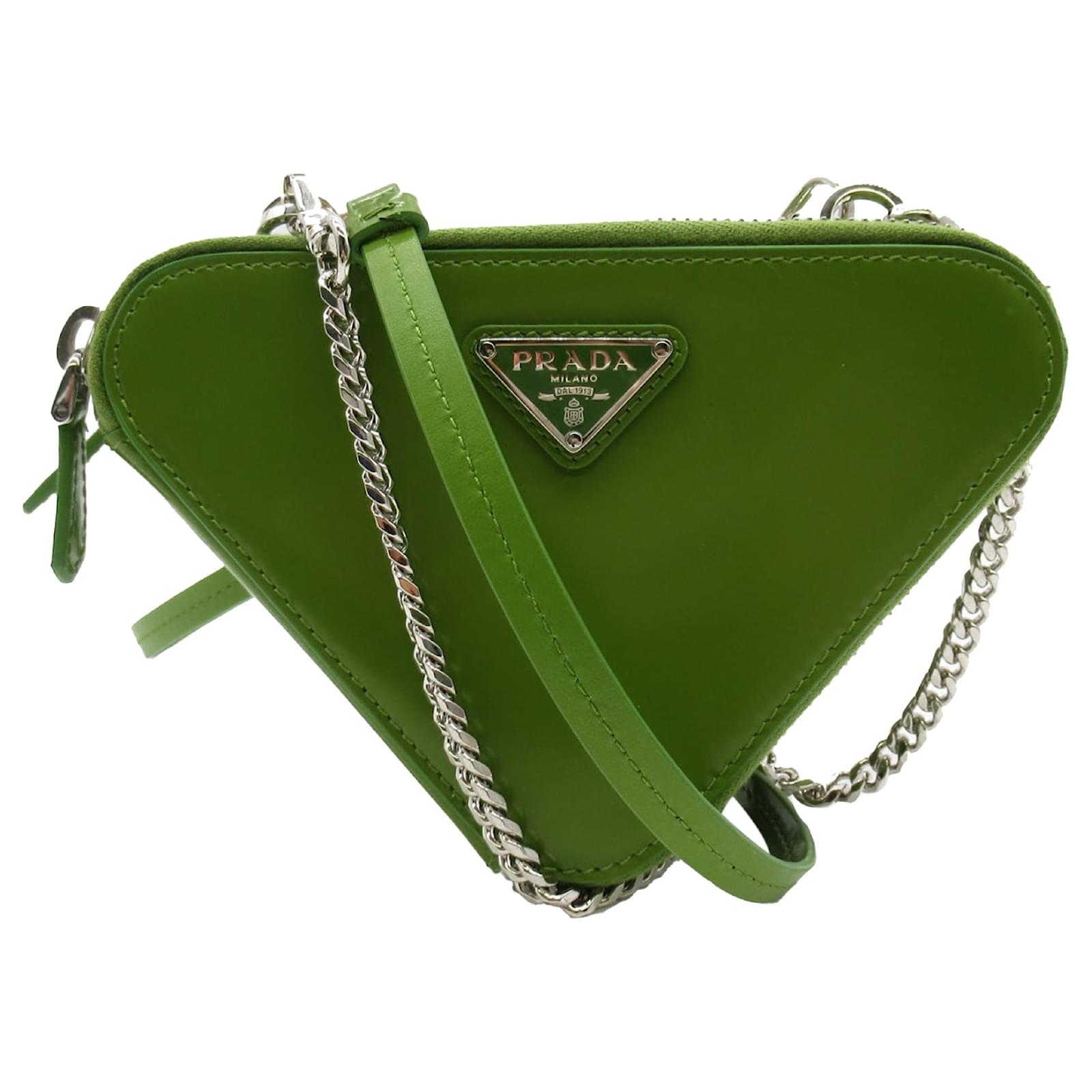 Prada neon green bag hotsell