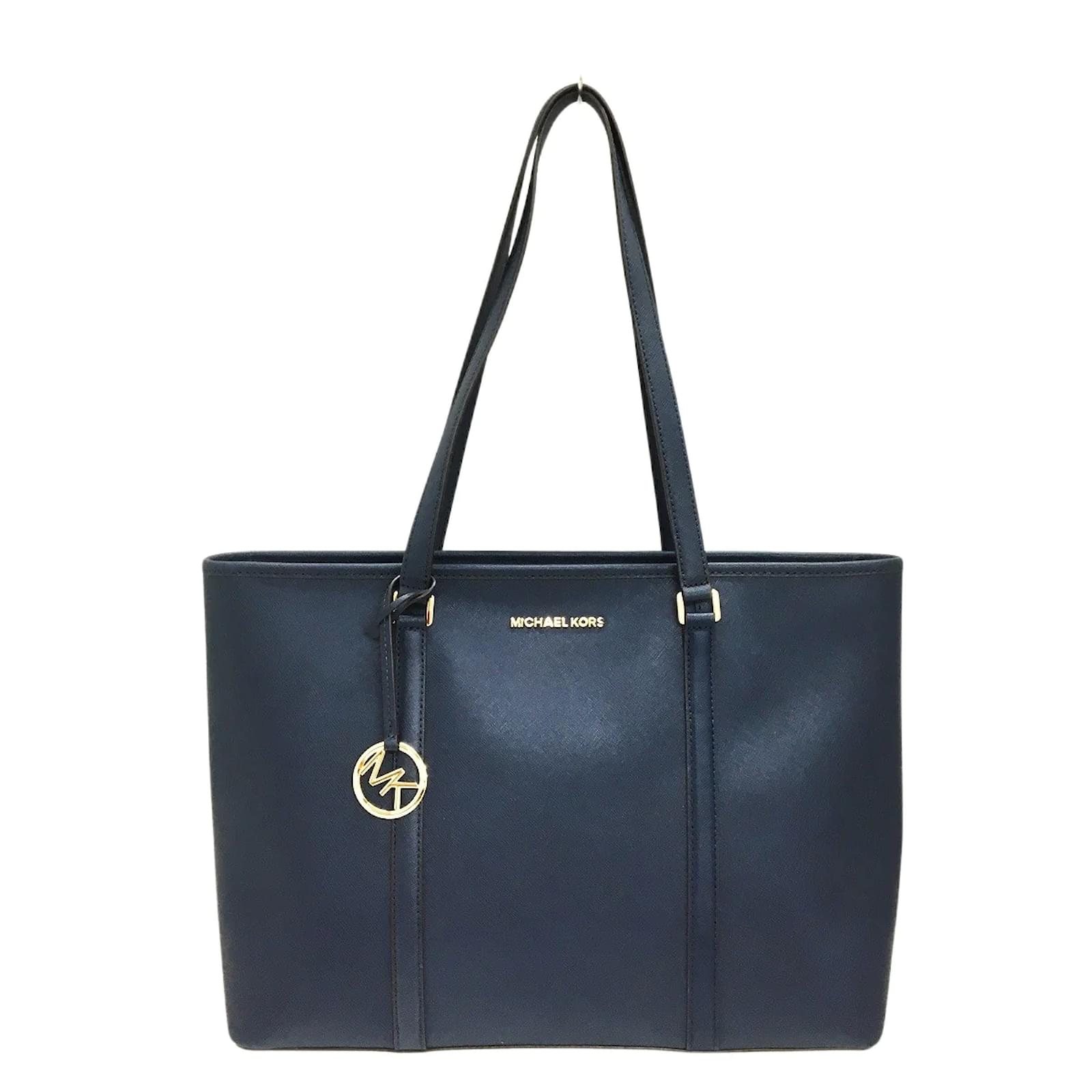Michael Kors Blue Artificial Leather Tote Bag