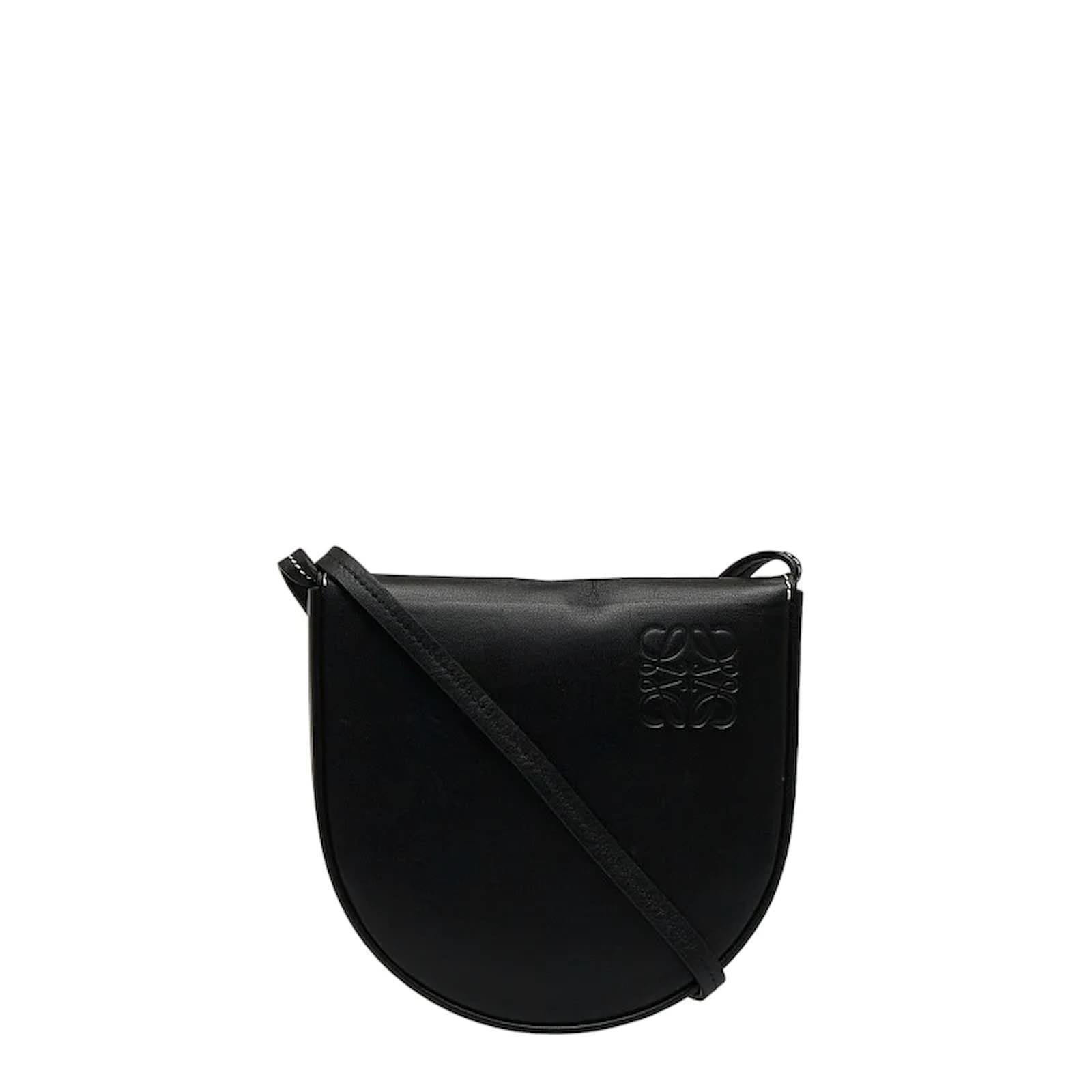 Loewe heel small discount leather shoulder bag