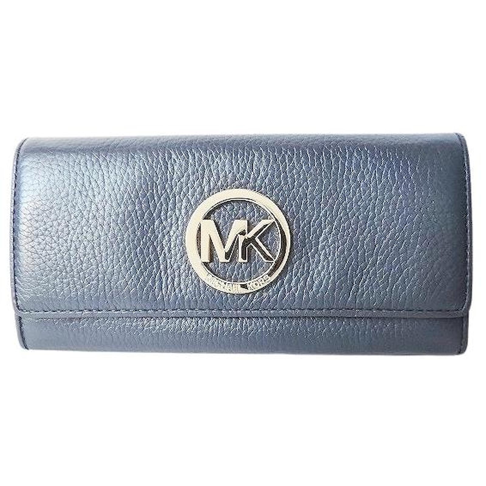 Michael kors fulton clearance wallet navy