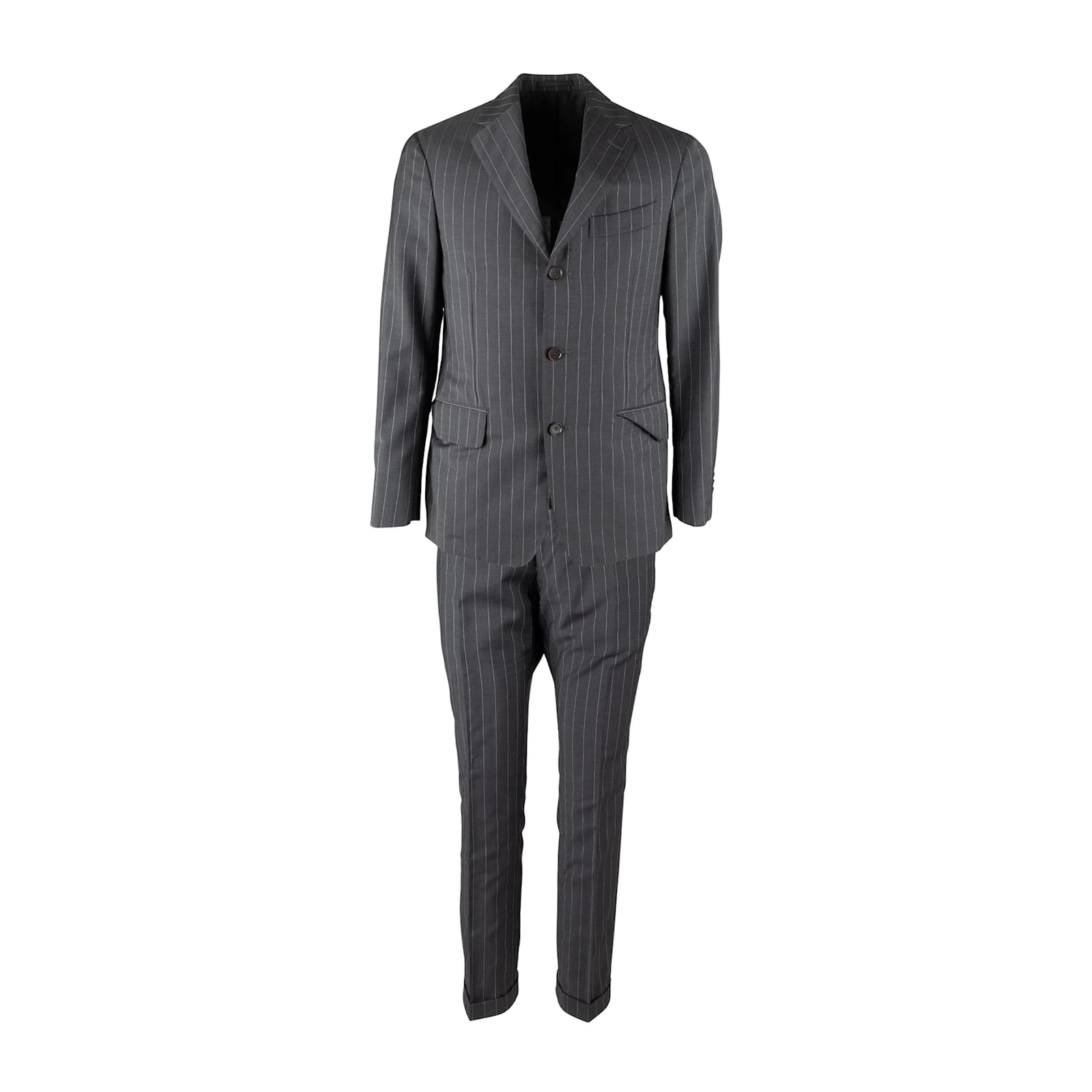 Boglioli pinstripe wool-blend blazer - Grey