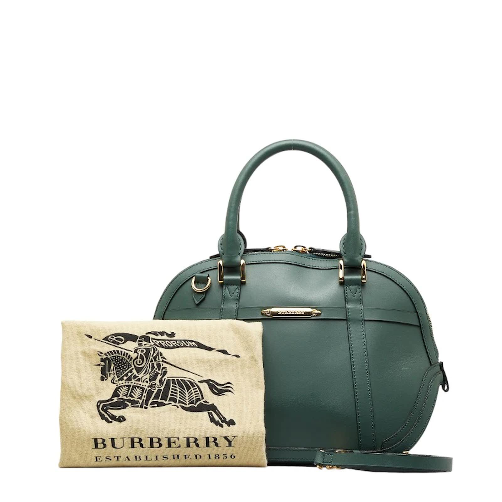 Burberry purses green online