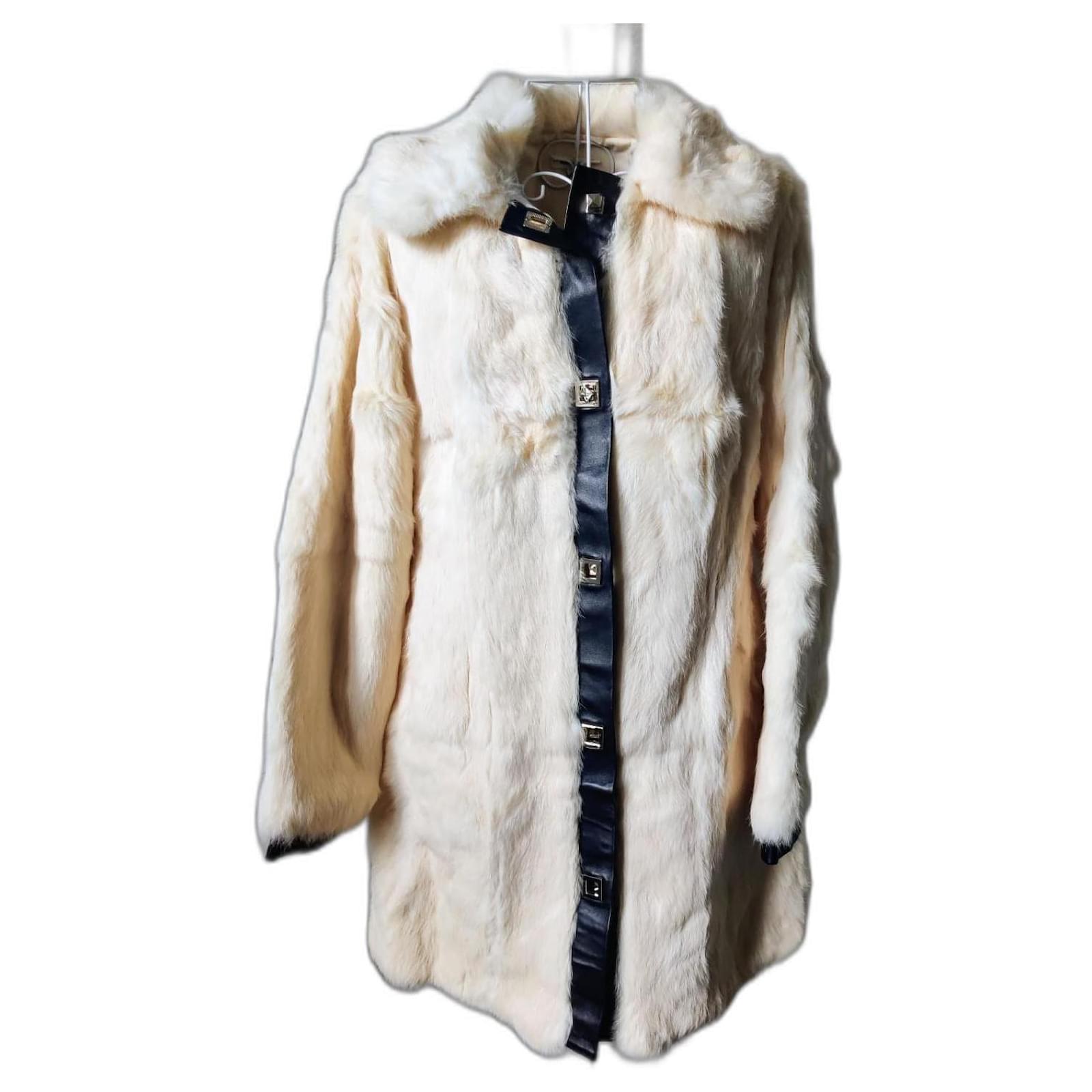 White rabbit coat hotsell