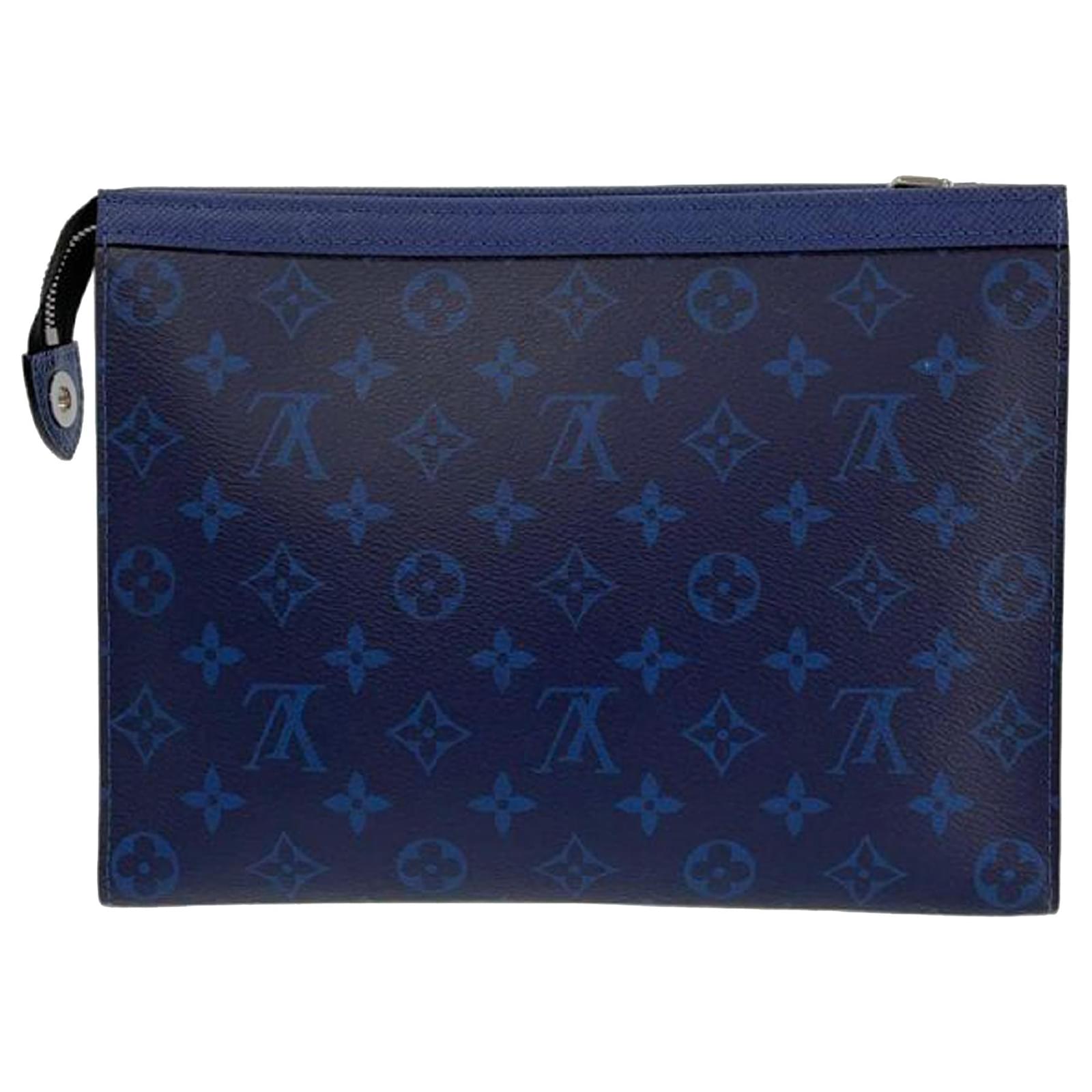 Louis vuitton pochette discount blue