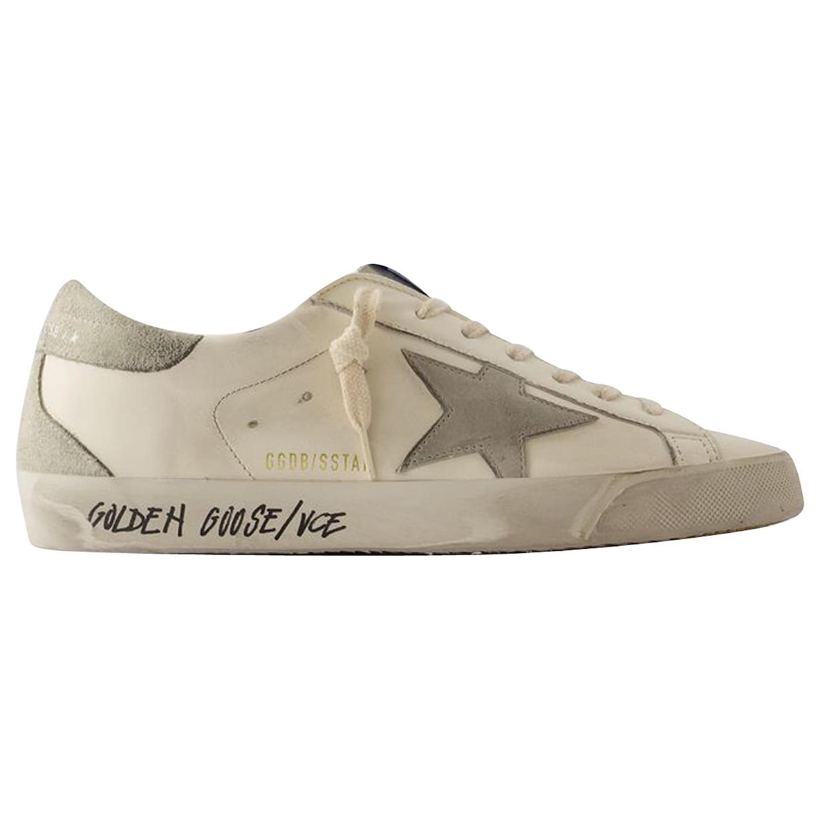 スニーカー GOLDEN  DELUXE BRAND Super-Star Classic with List leath Golden Goose Super-star Sneakers in White | Lyst