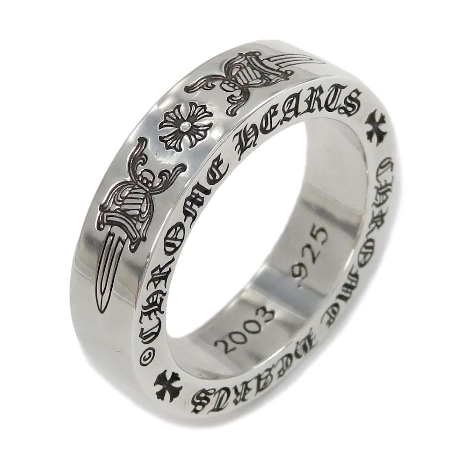 Bague chrome hearts hot sale