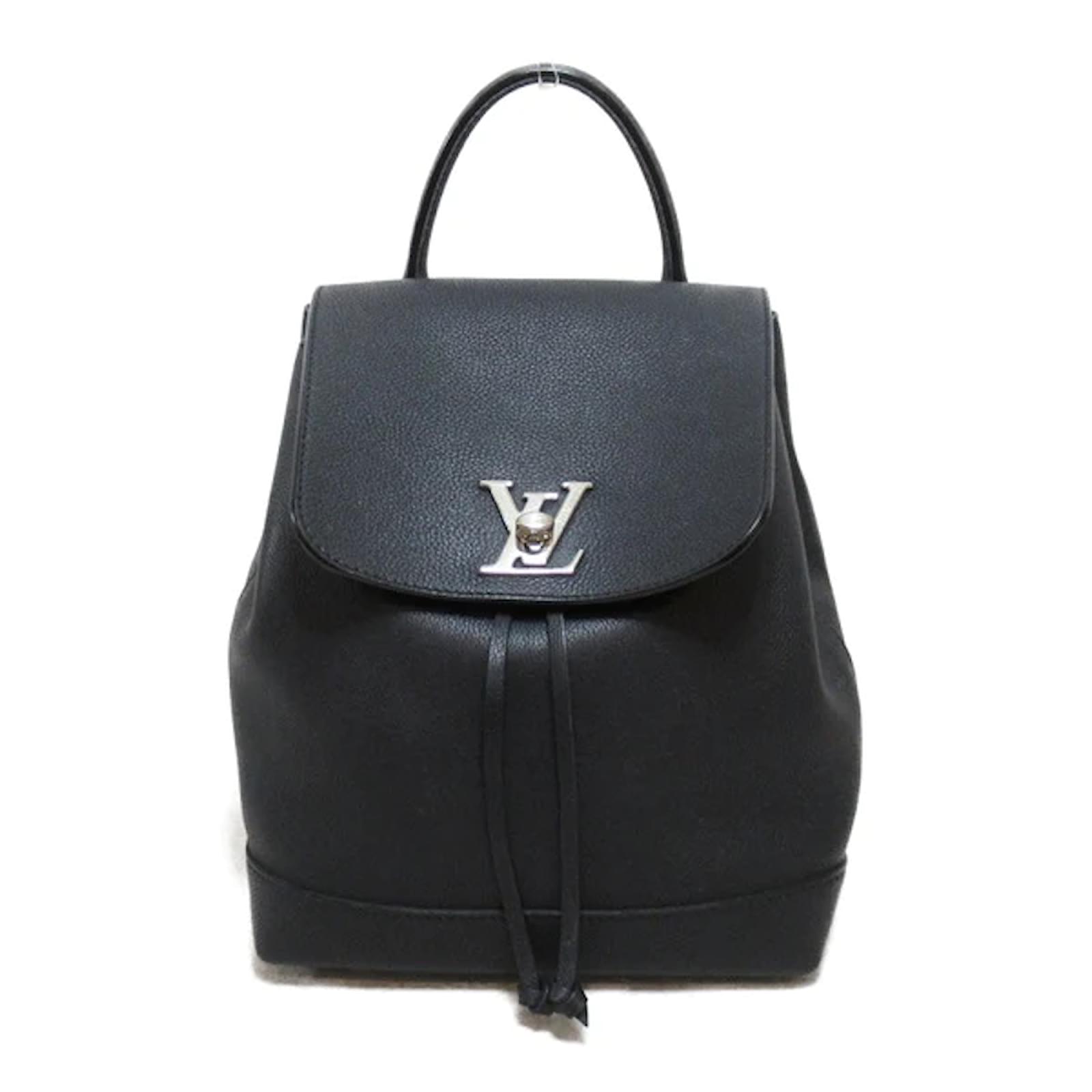 Louis Vuitton Leather Lockme Backpack M41815 Black Pony-style ...