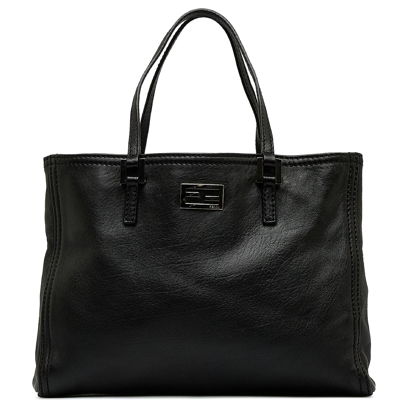 Wendi - Black Leather Bag