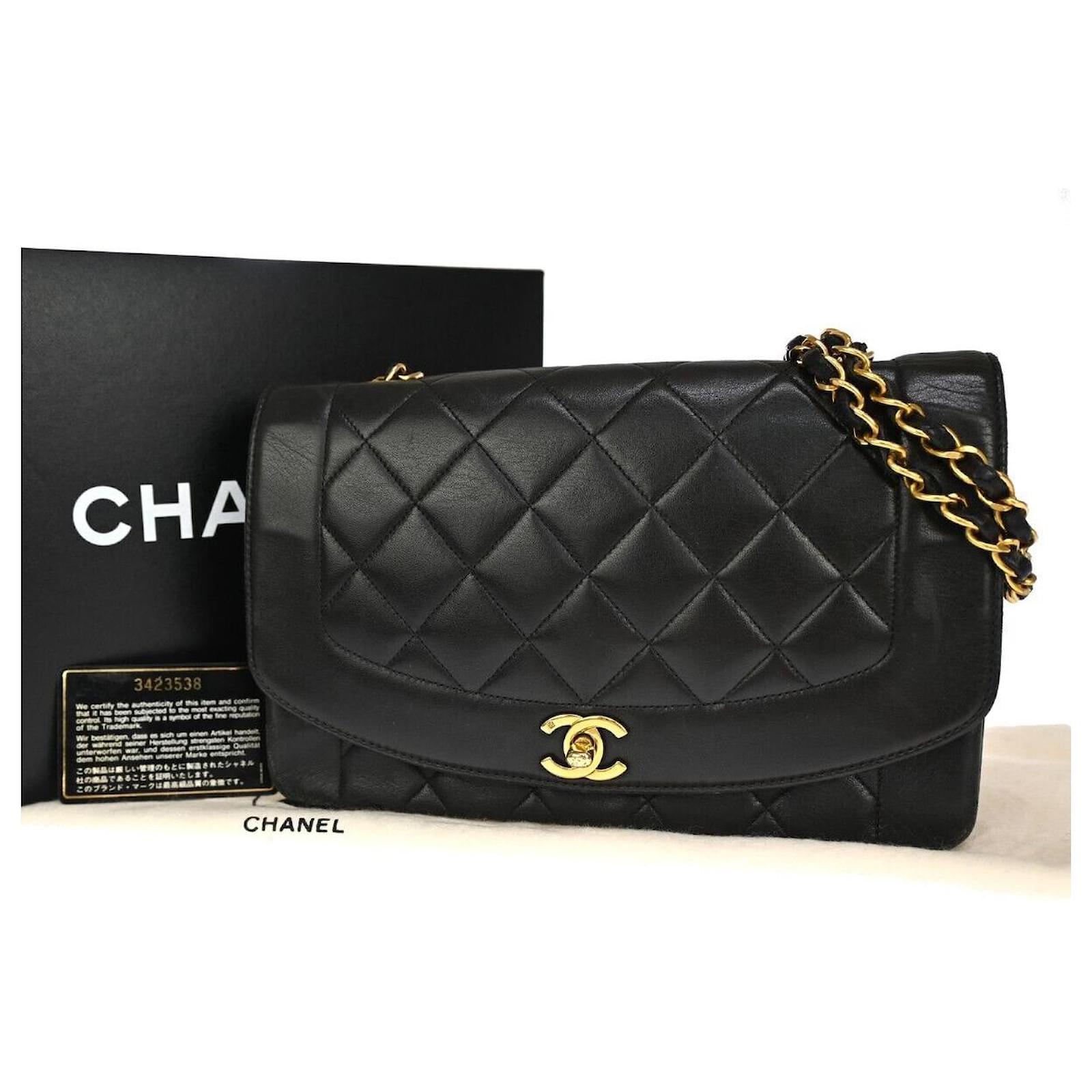 Chanel Diana Black Leather ref.1104140 - Joli Closet
