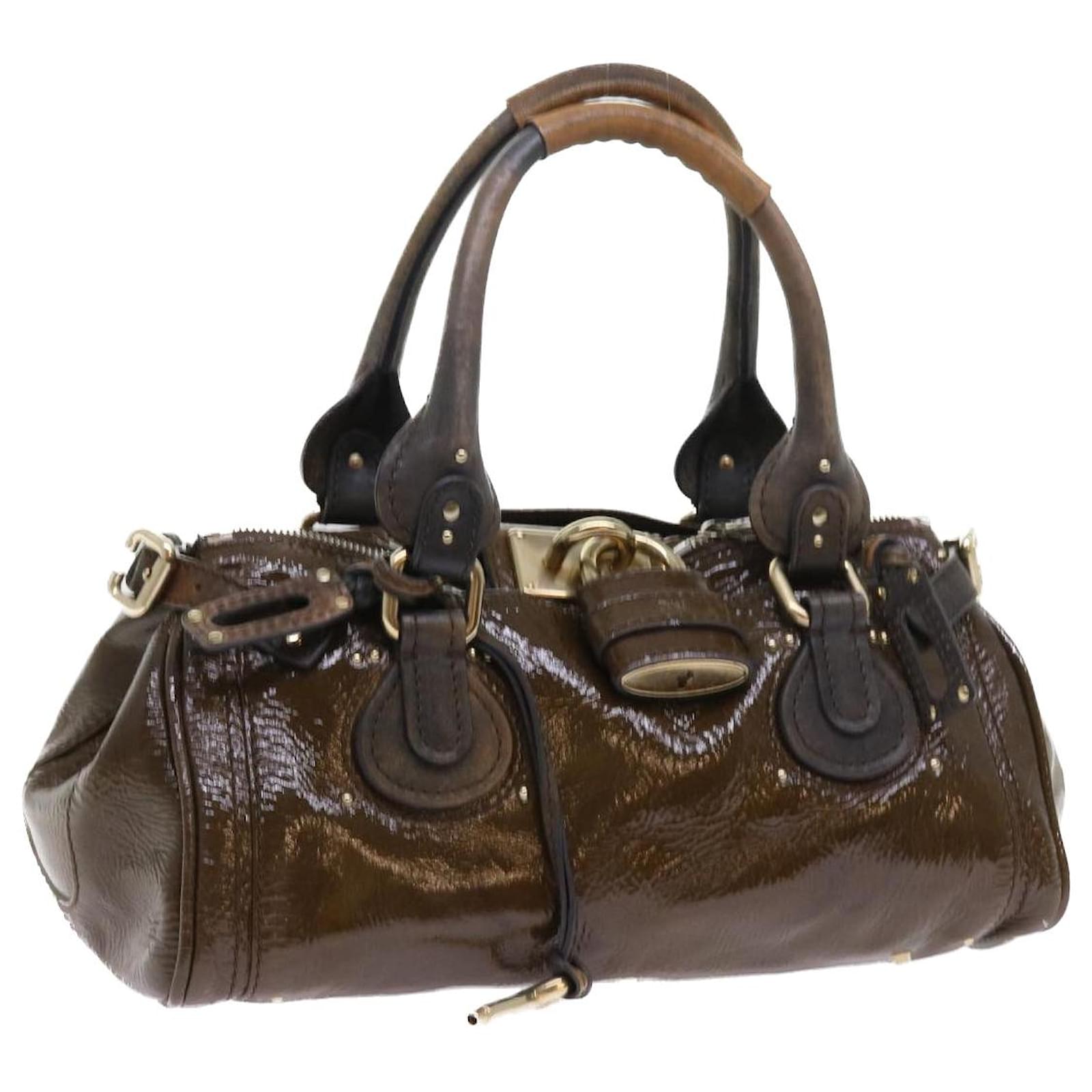 Chloé Paddington Hand Bag Brown Leather Chloe Paddington Handbag Brown Leather 02-08-53 Y2K Tote bag