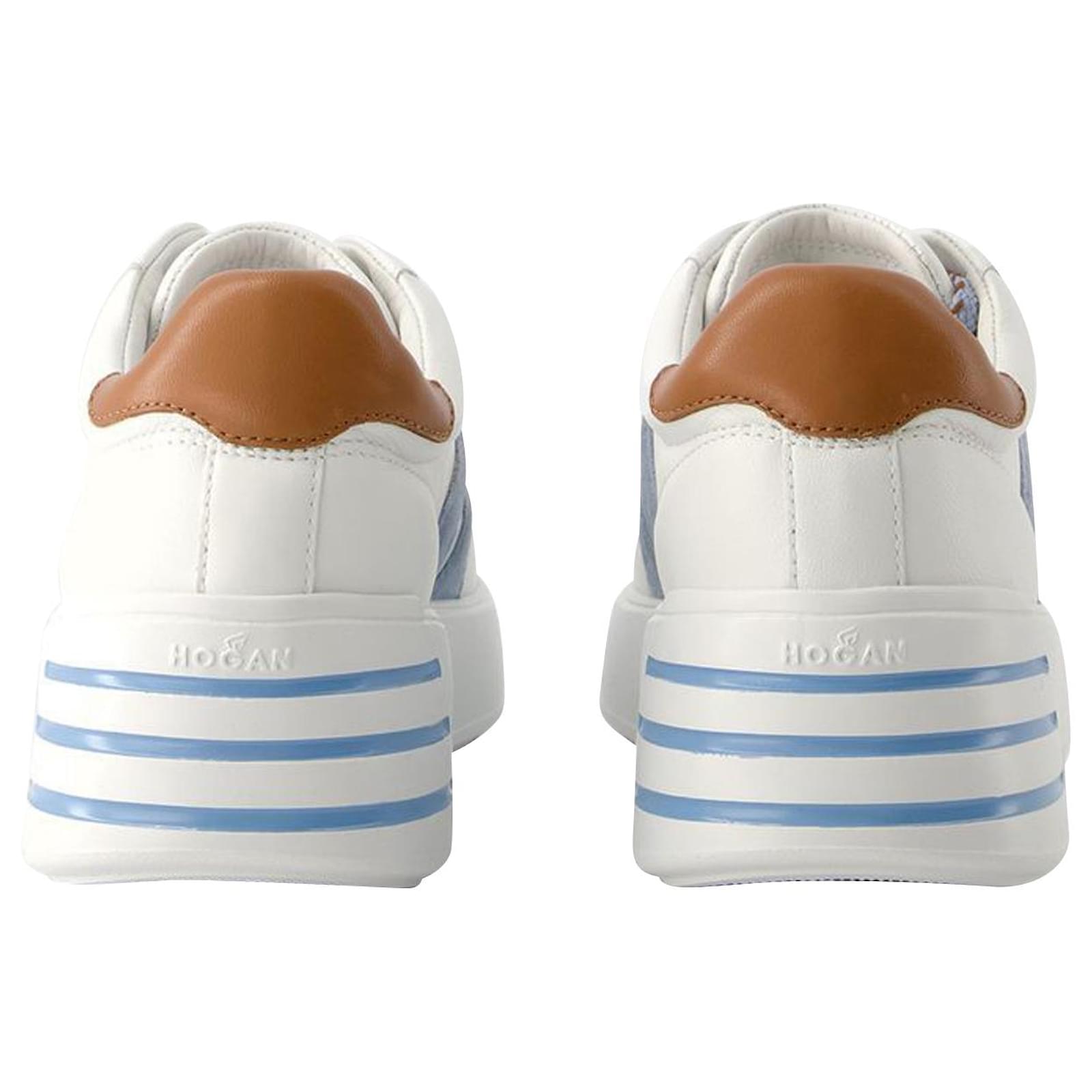 Rebel H Sneakers Hogan Leather White ref.1106068 Joli Closet