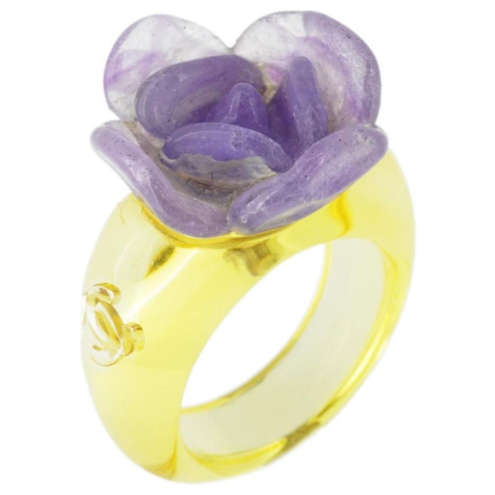 Chanel Camelia Purple Plastic ref.JC1109076 (Sold) - Joli Closet