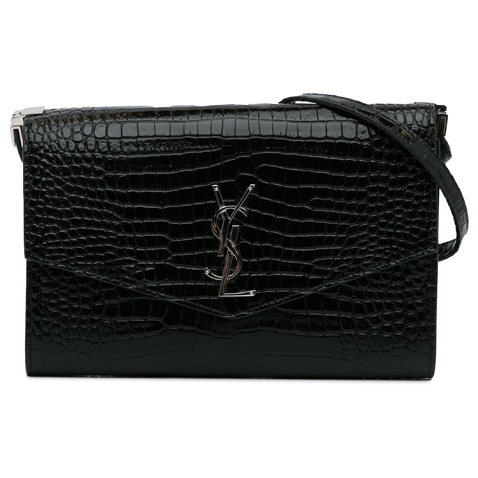 【関税＆送料込み】Saint Laurent Uptown Cross Body Bag SAINT LAURENT Uptown textured-leather shoulder bag | NET-A
