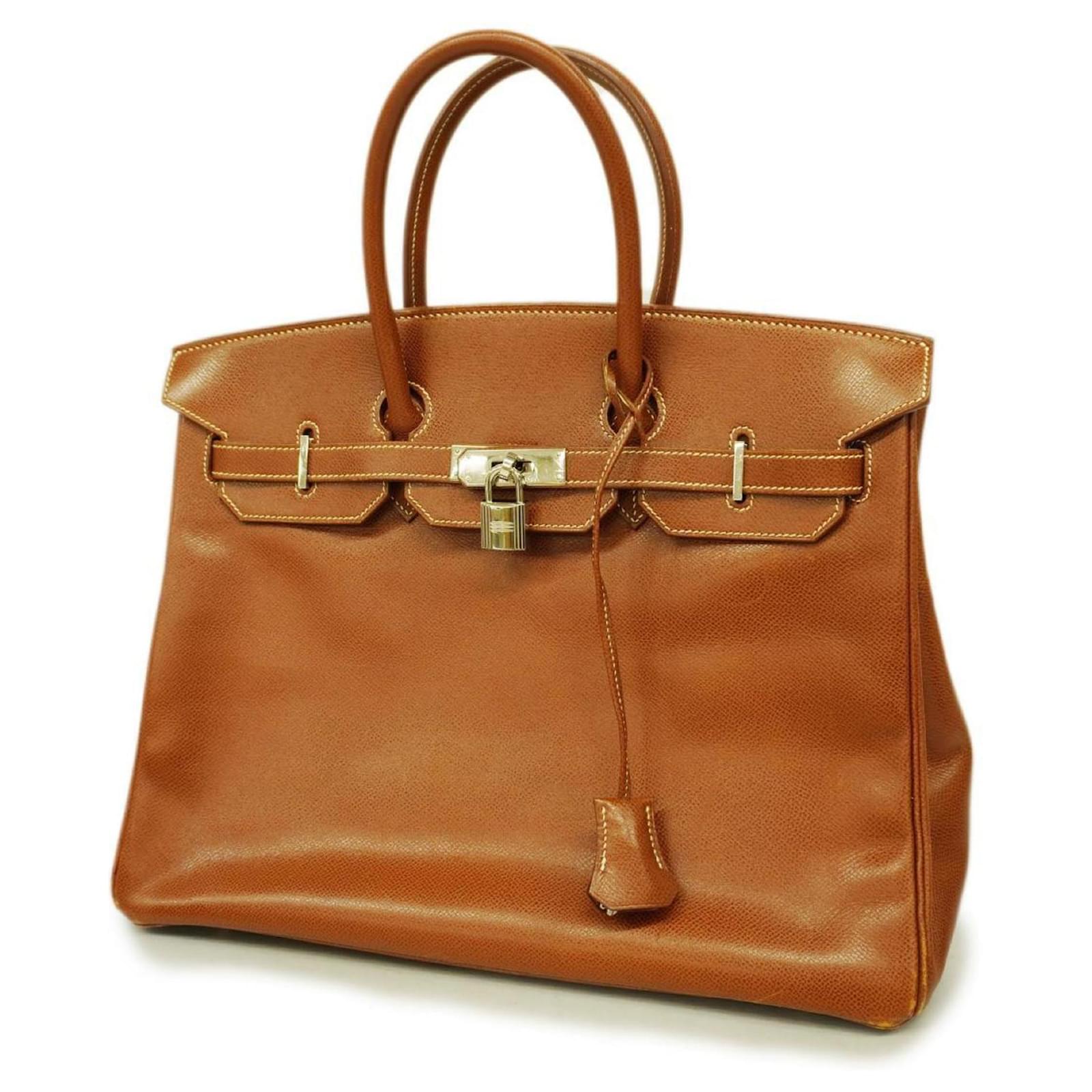 Herm S Hermes Birkin Brown Leather Ref Joli Closet