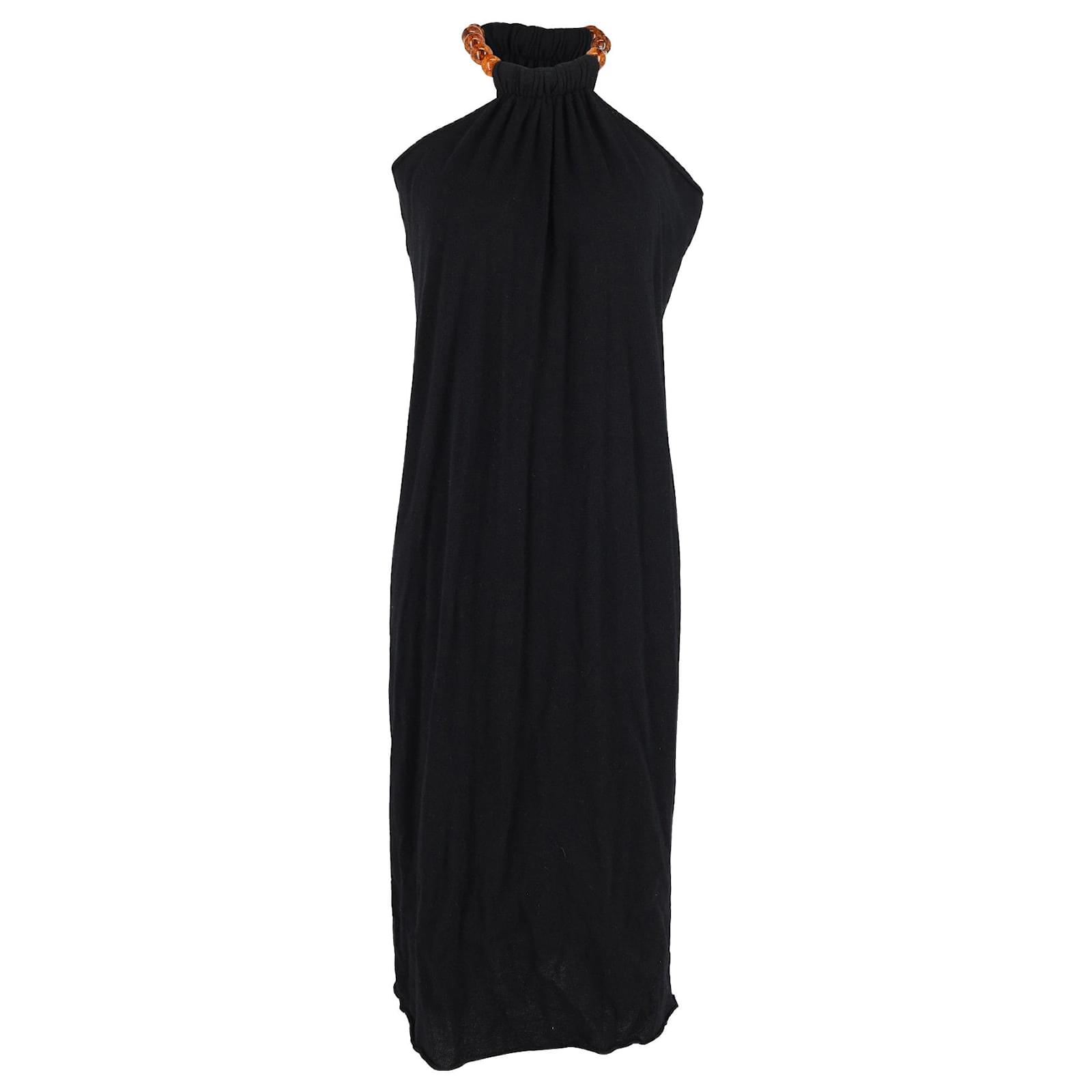 shoes to wear with black sequin dress Jil Sander Black Wool Long Sleeve V Neck Short Dress Size 40  Mine & Yours