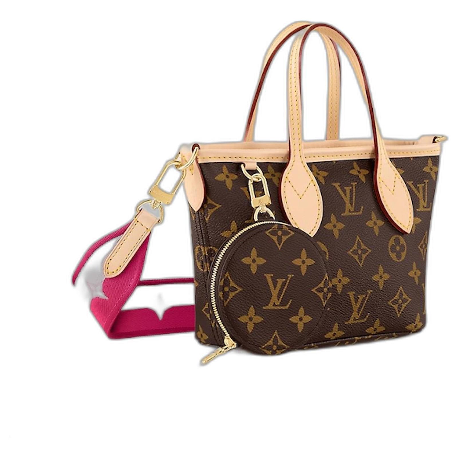 Louis Vuitton LV Neverfull BB neu Braun Leinwand