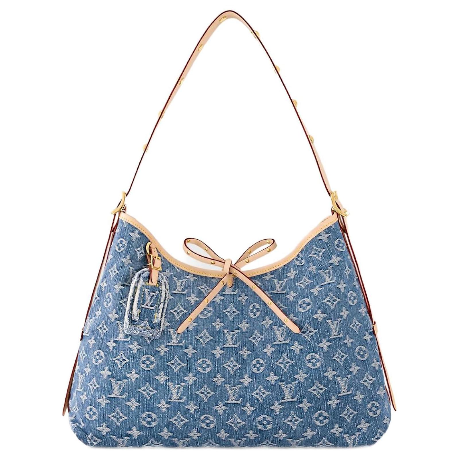 Carry All Tasche Louis Vuitton Blau Louis Vuitton LV Carryall