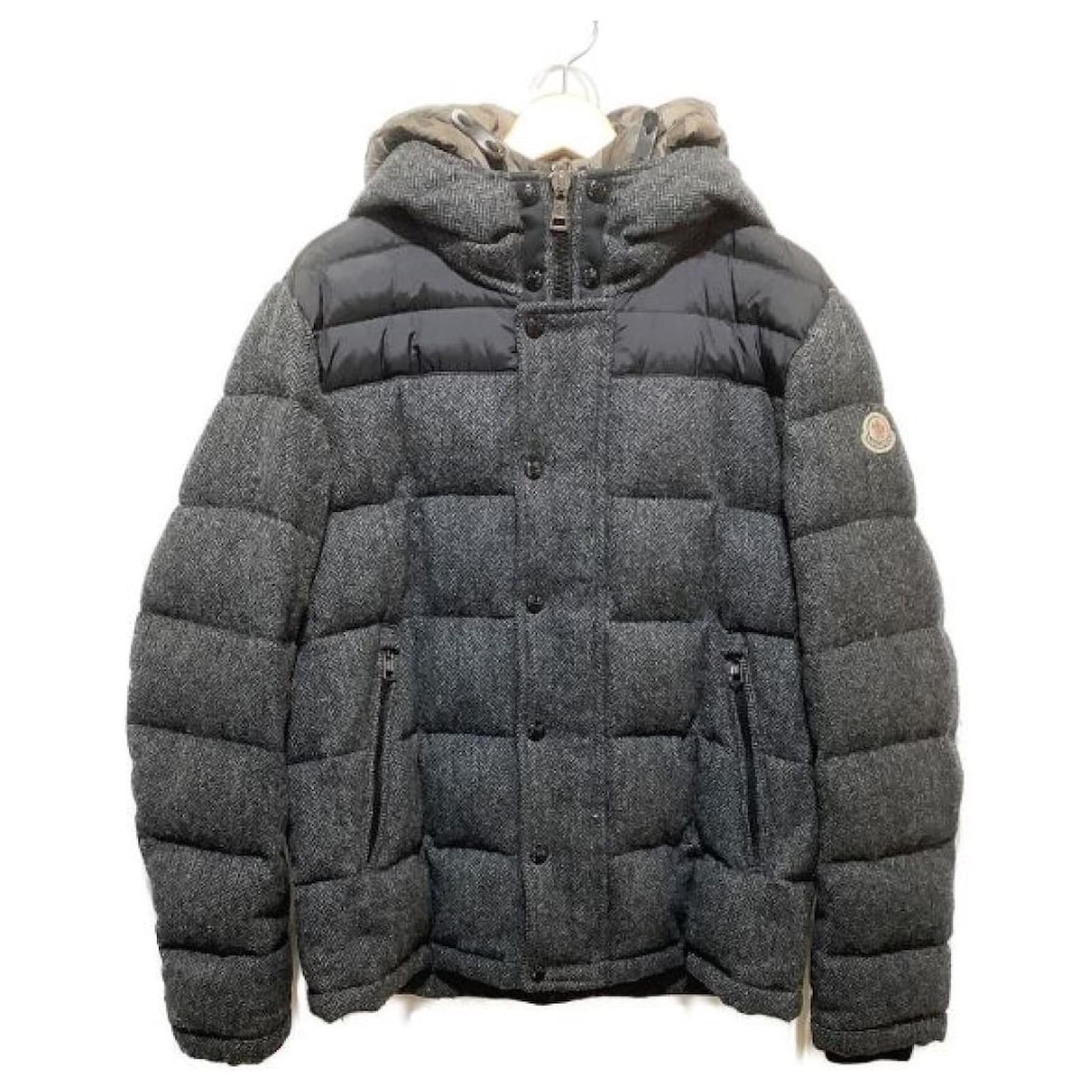 Moncler Capispalla Moncler Capispalla Per Uomo Grigio Lana Joli
