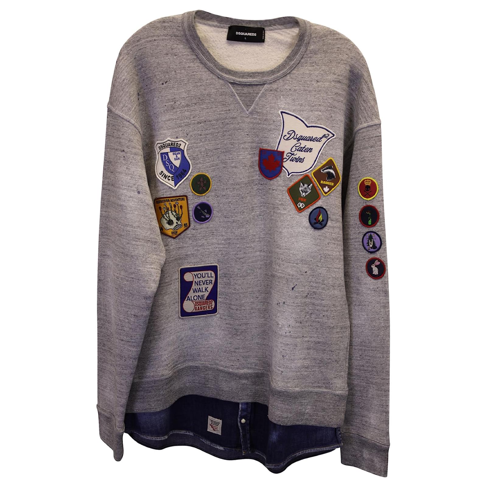 Pull discount dsquared2 gris