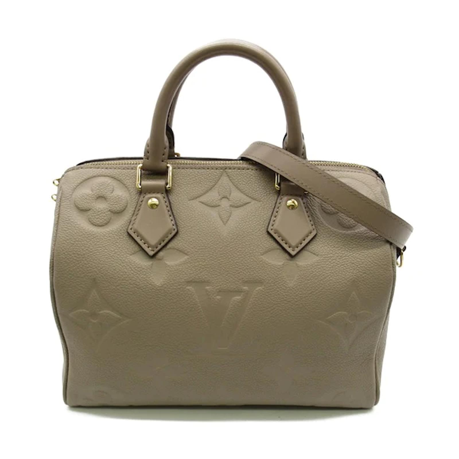 Louis Vuitton Bandoulière Monogram Empreinte Speedy 25 M59273 Marrom Couro  Bezerro-como bezerro ref.1118835 - Joli Closet