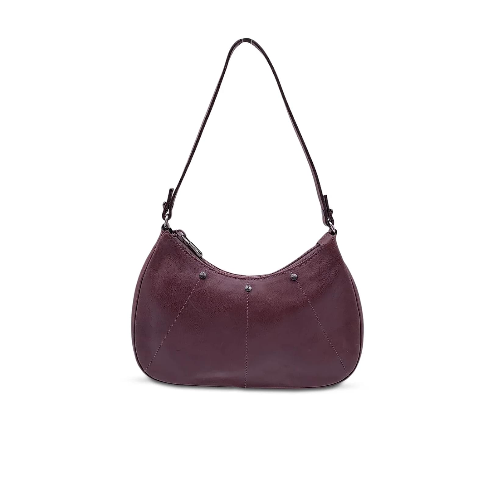 バッグ Yves Saint Laurent Rive Gauche Mombasa Rive Gauche Mombasa Leather Hobo Bag – Second Nature Boutique