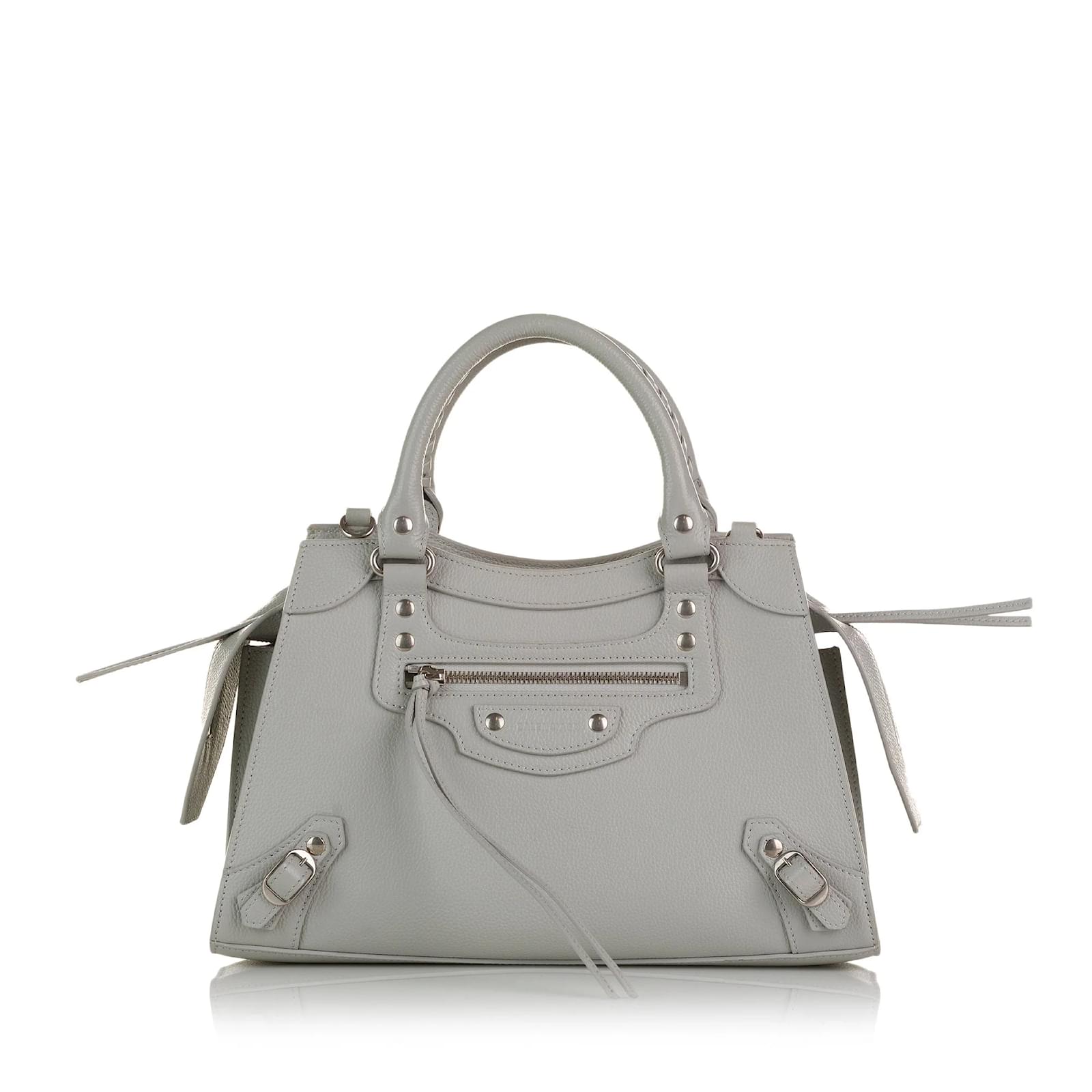 Balenciaga city discount bag light grey