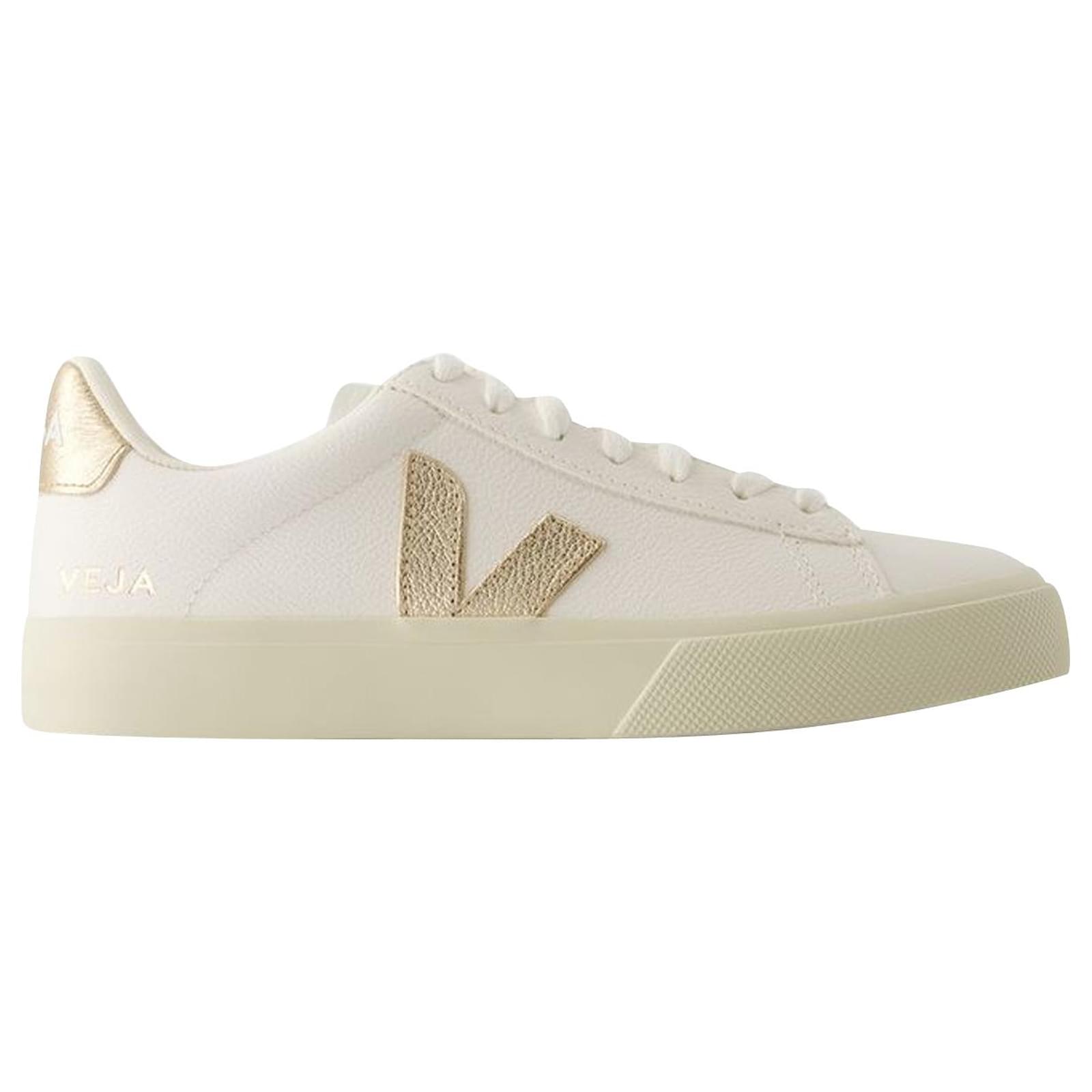 Campo Sneakers - Veja - Leather - White Platine ref.1124790 - Joli Closet