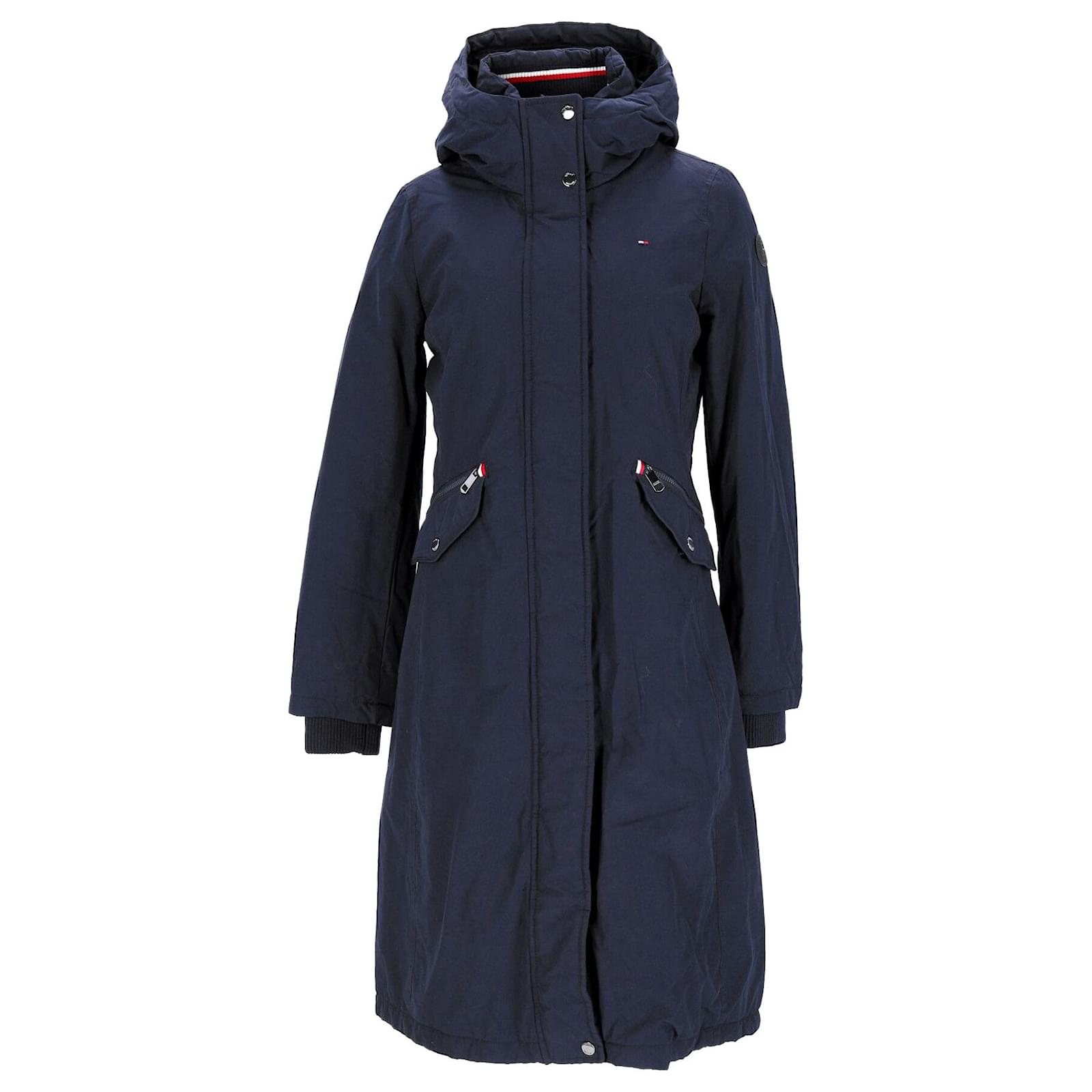 Parka Hilfiger Damen Winterjacke Tommy Hilfiger Damen-Parka Mit