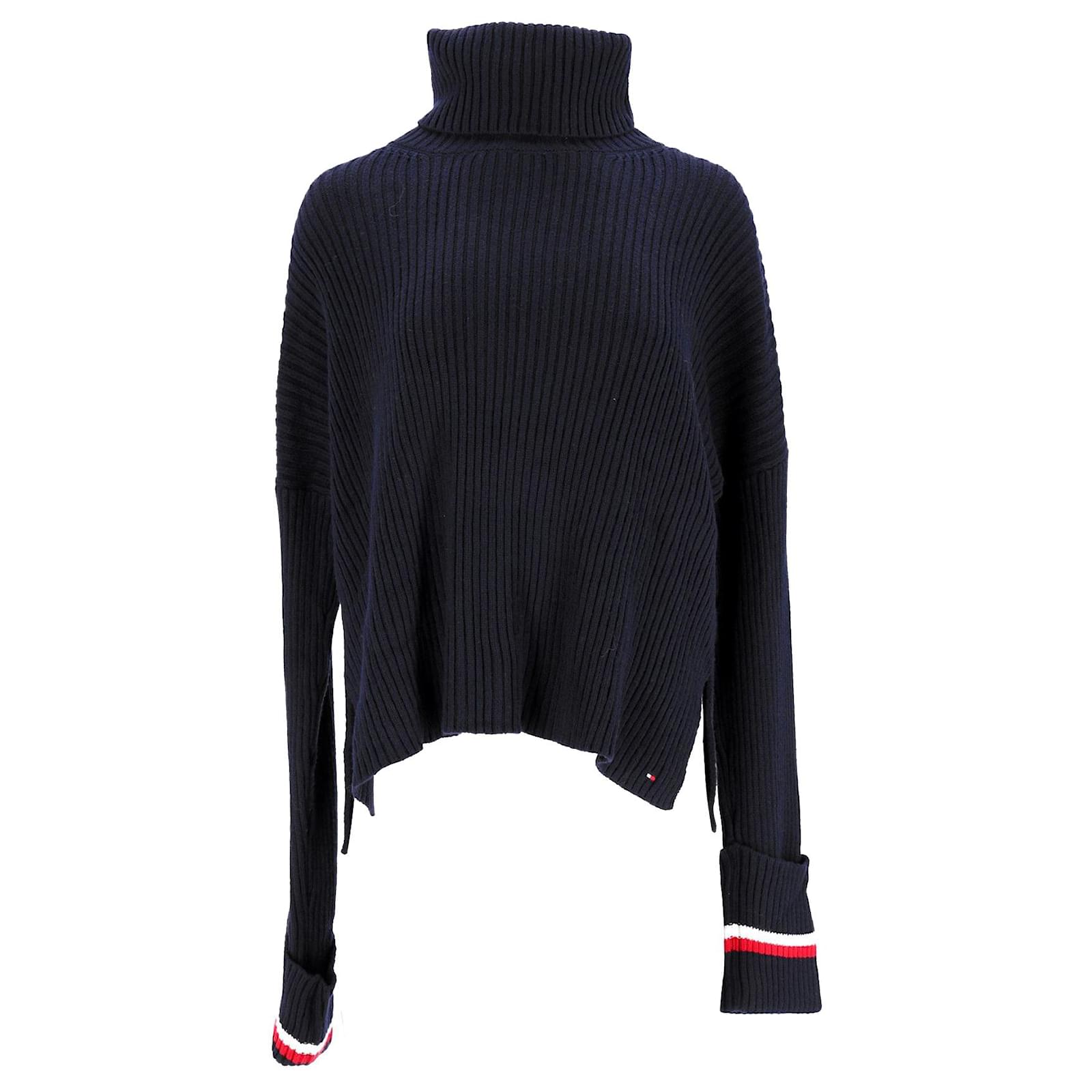 Baumwolle Pullover Tommy Hilfiger Pullover Damen Rollkragen Tommy
