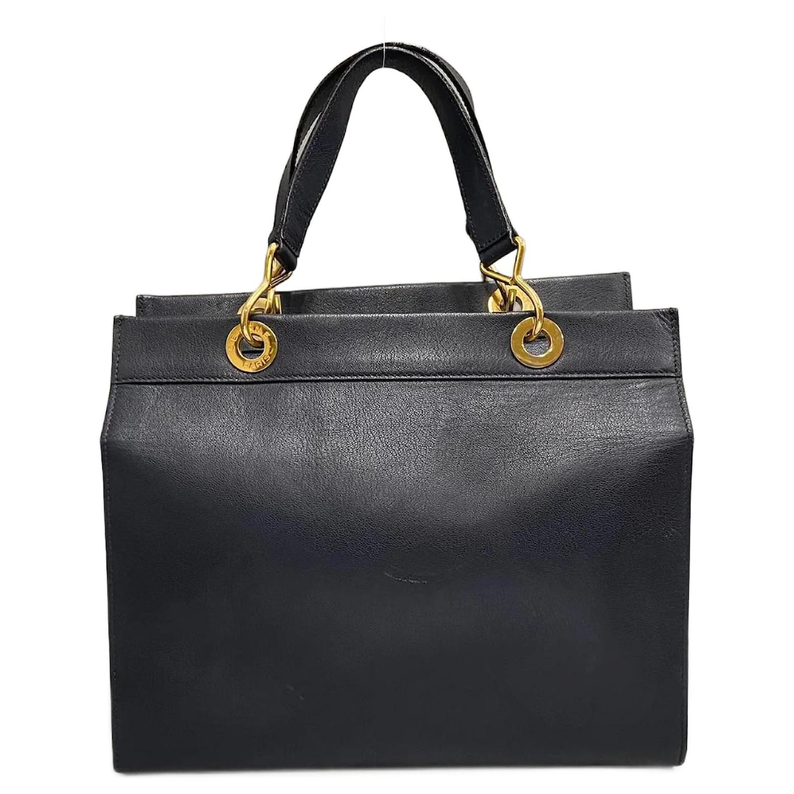 Caroline Hill Cecilia Circle Logo Handbag Black main image 0