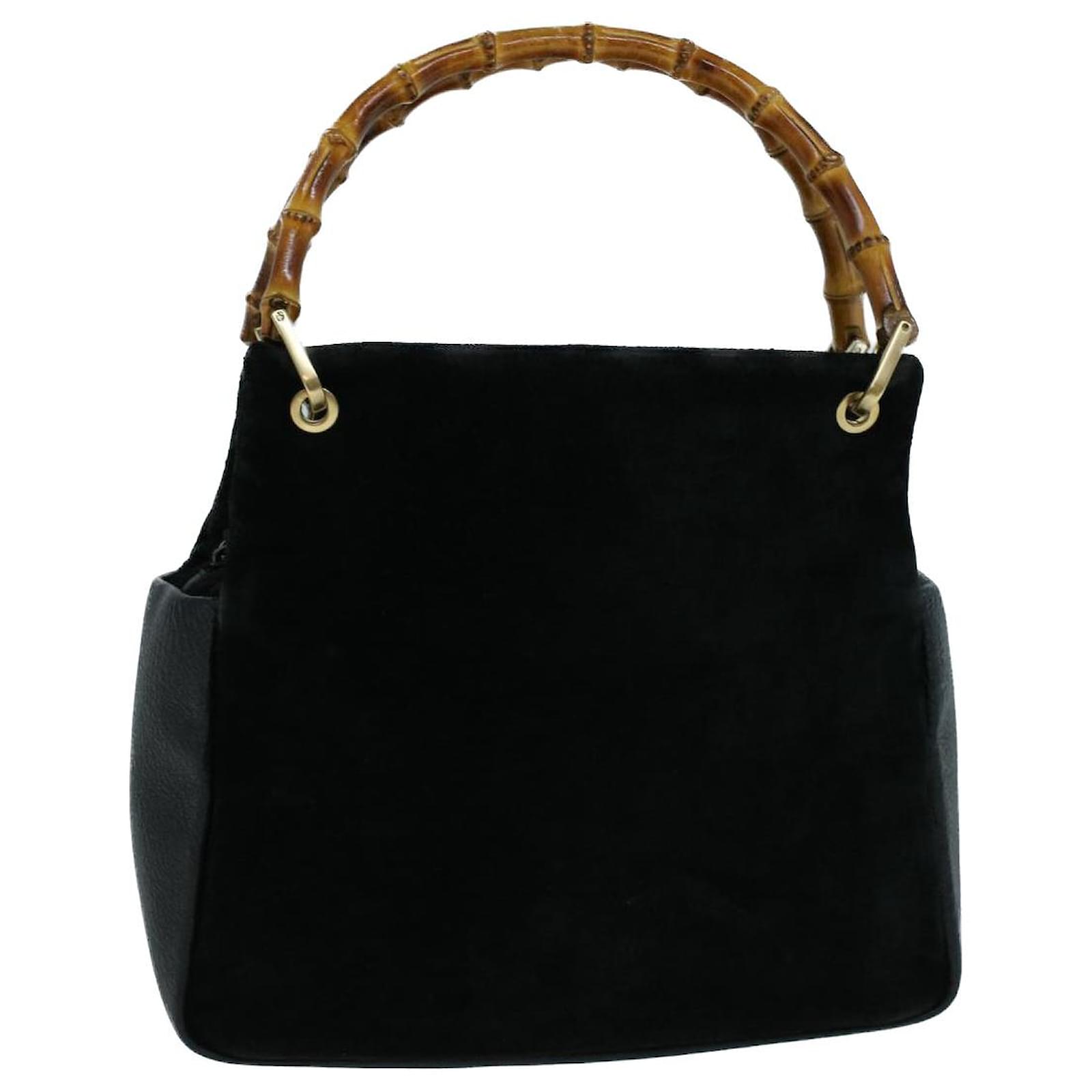 Sac gucci best sale daim noir