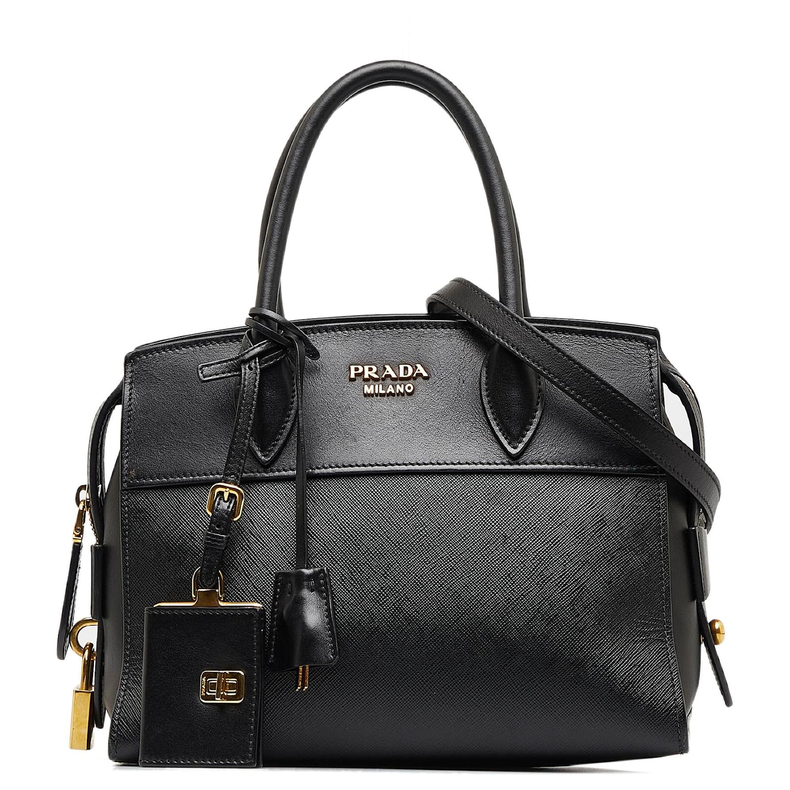 Prada city clearance calf bag