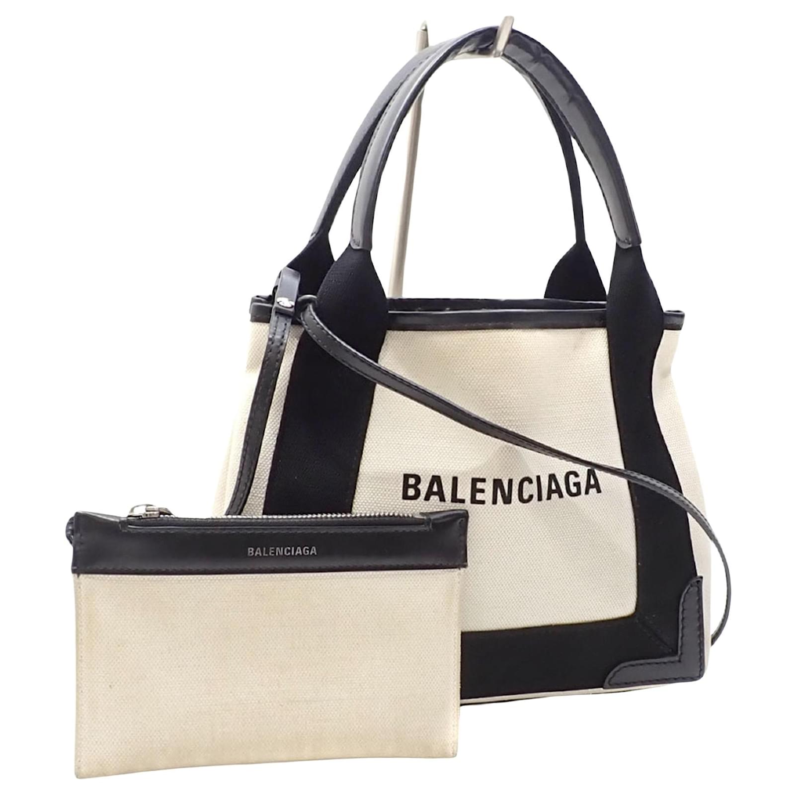 Balenciaga navy sale cabas s