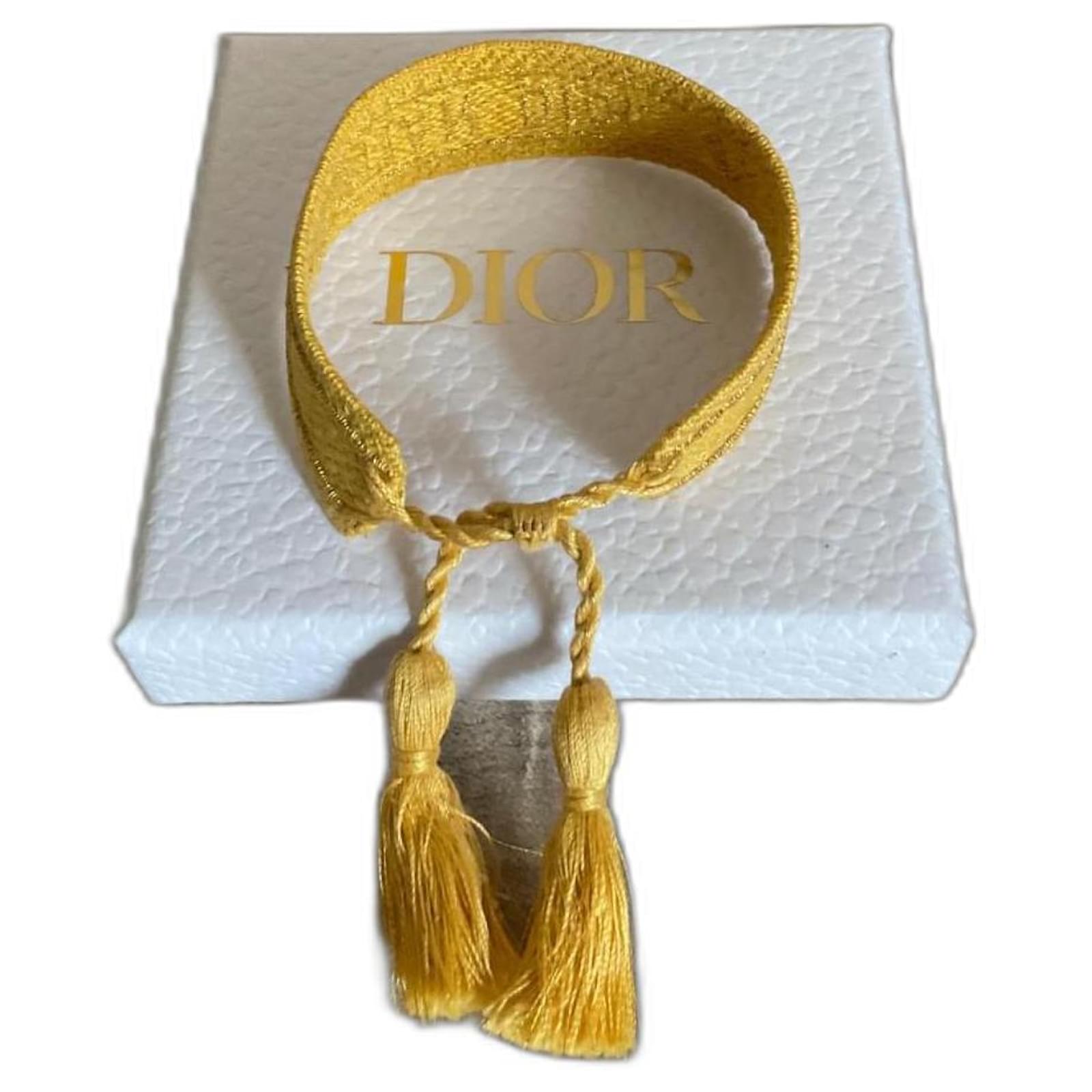 Dior かんざし DIOR イエロー Dior Lady Dior Handbag 358058 | Collector Square