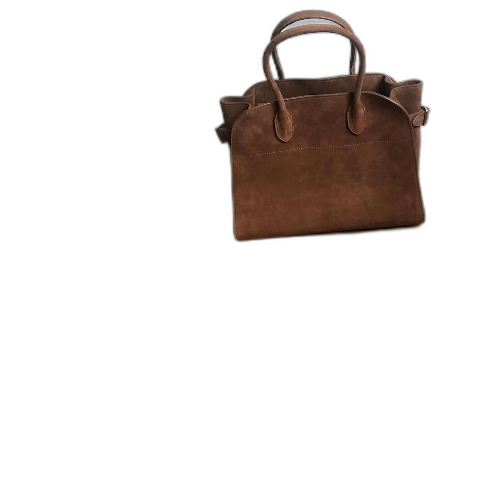 The row Margaux bag 12 Light brown Leather ref.1129089 - Joli Closet