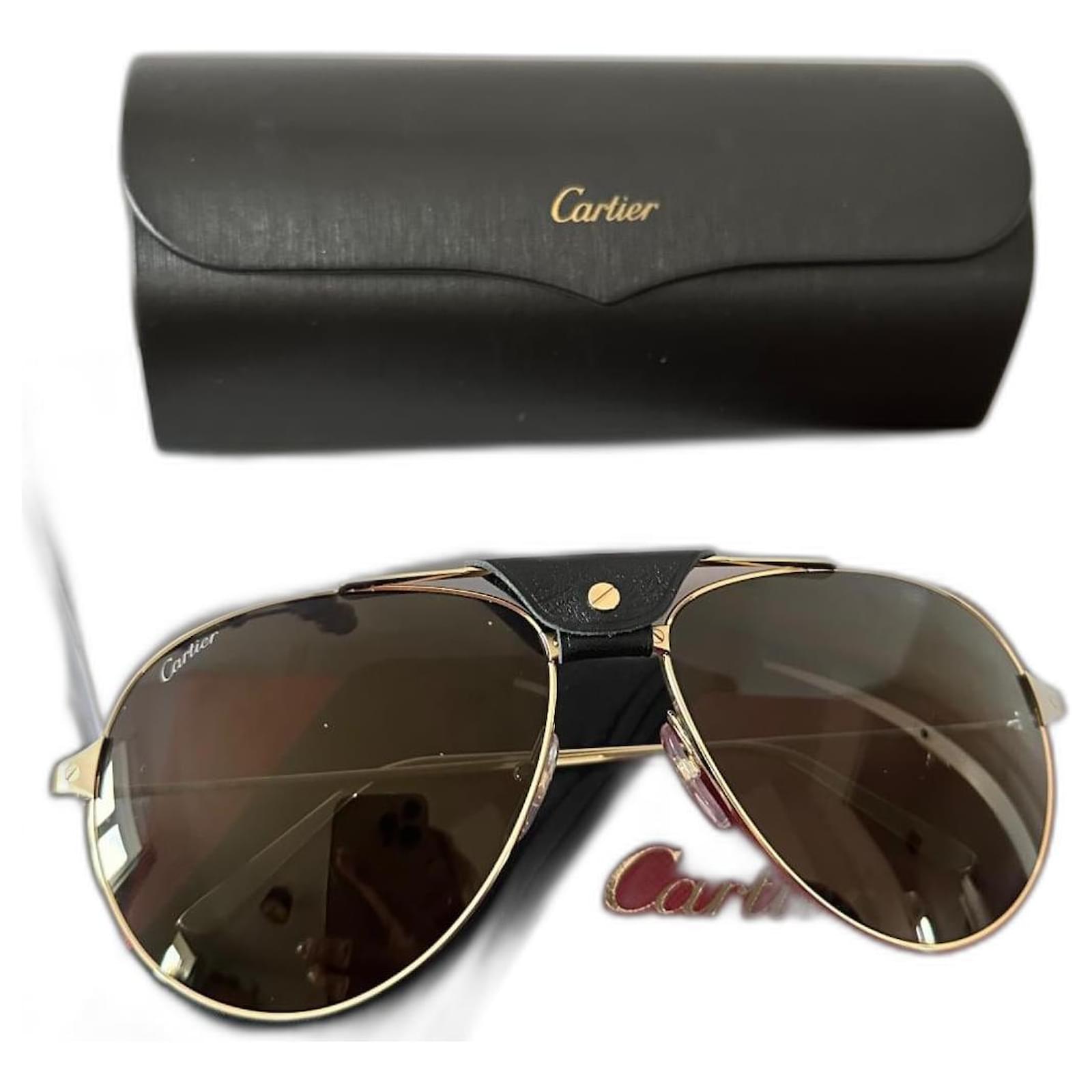 Cartier 0329S Santos Sunglasses