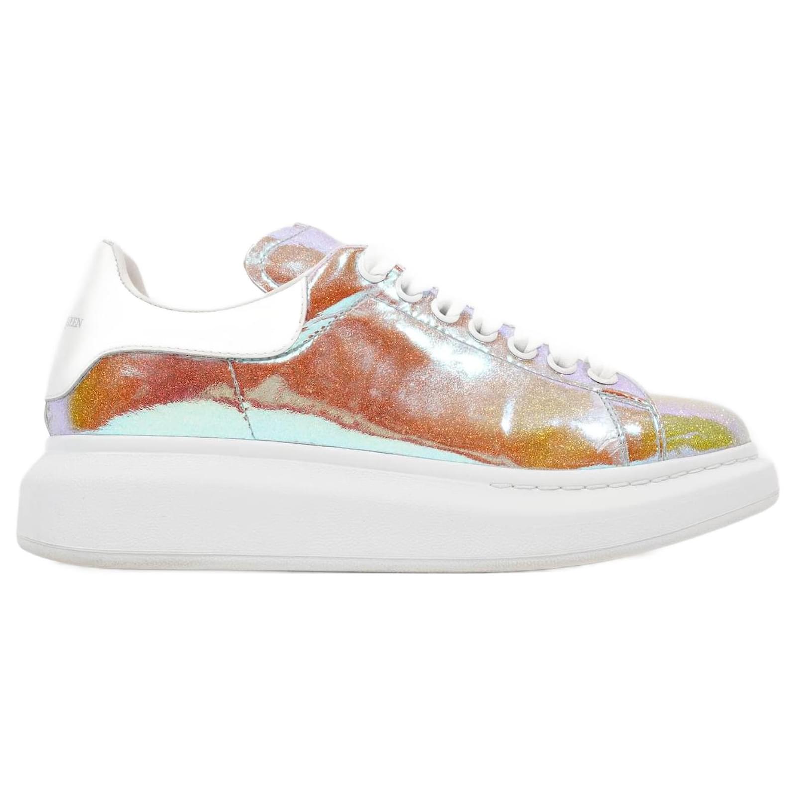 Alexander McQueen Tread Slick Iridescent Sparkle Translucent Sneaker Boots  EU 35 | eBay