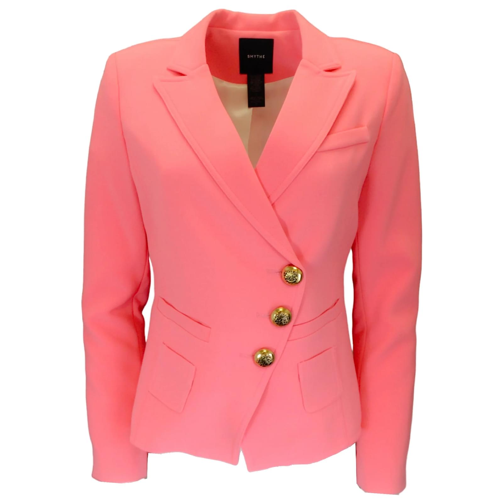 Smythe wrap blazer on sale white