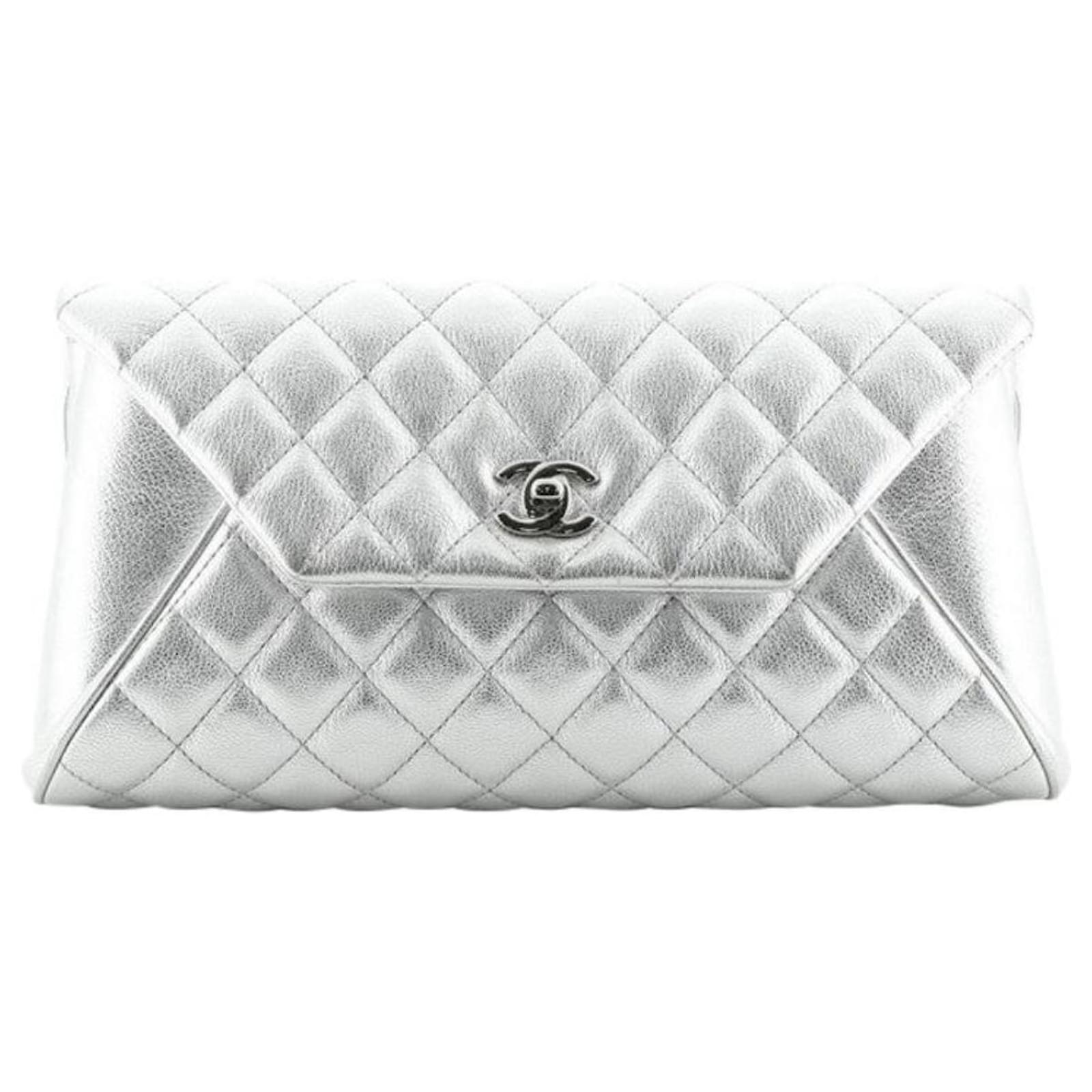 chanel fold up again clutch