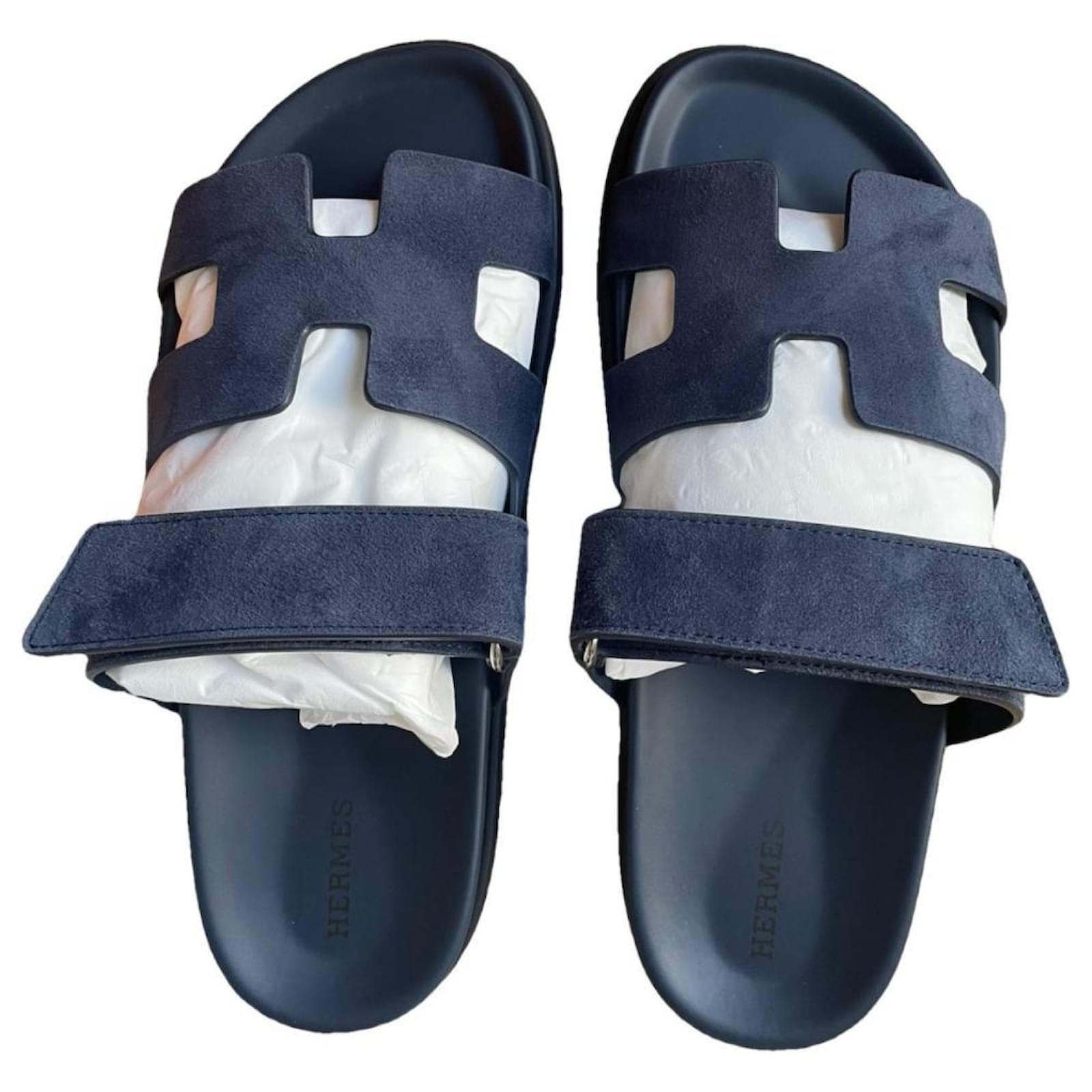 Hermes blue hot sale sandals