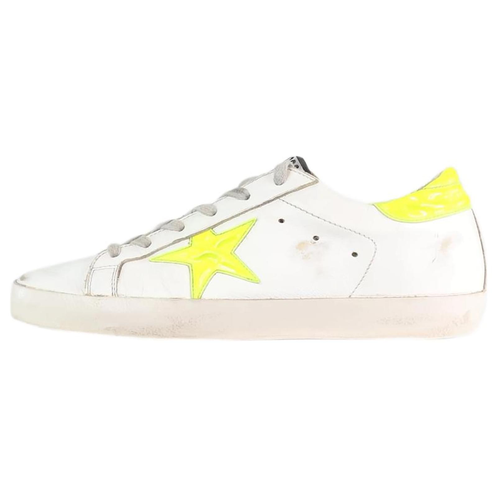 Golden goose neon star hotsell