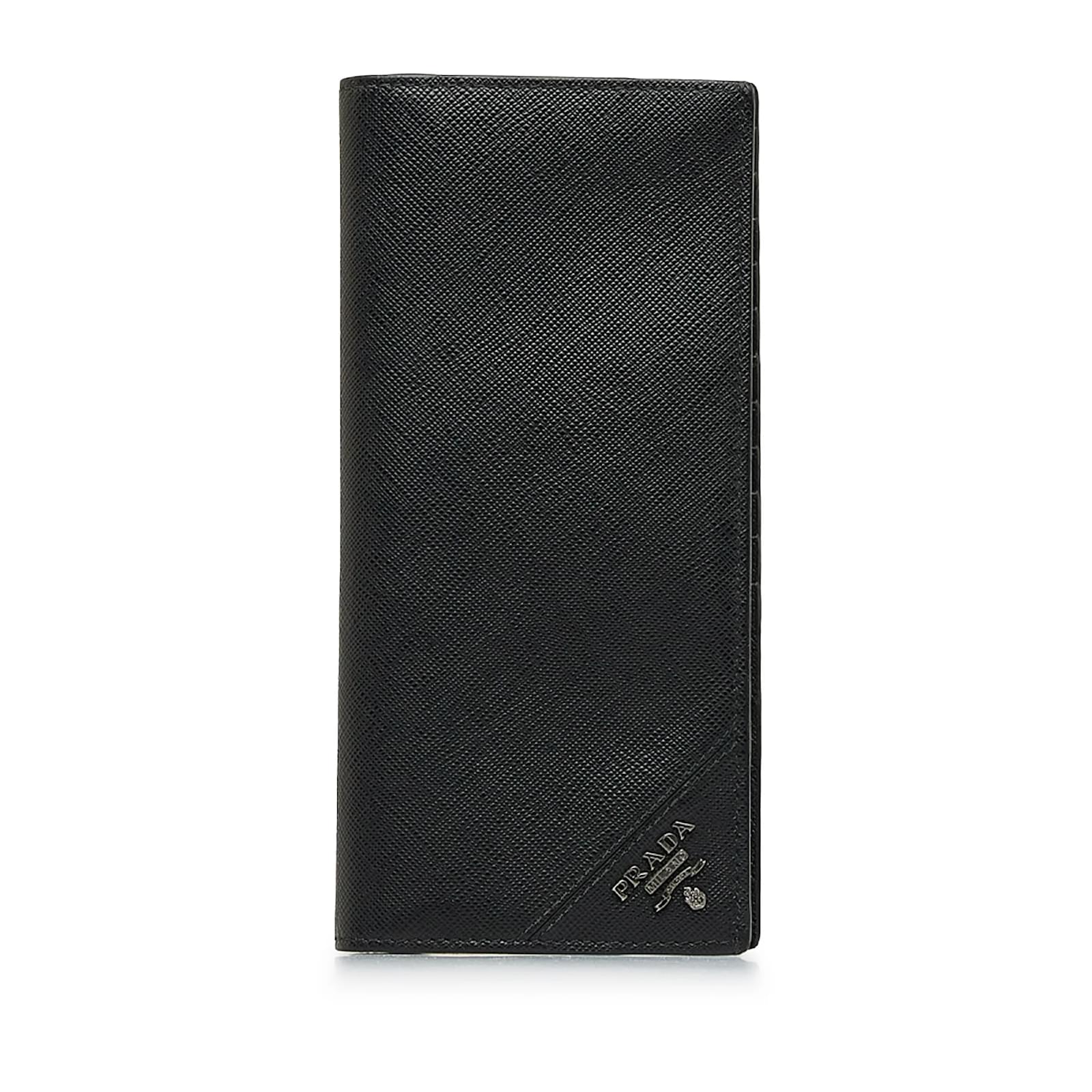 Prada saffiano 2024 men's long wallet