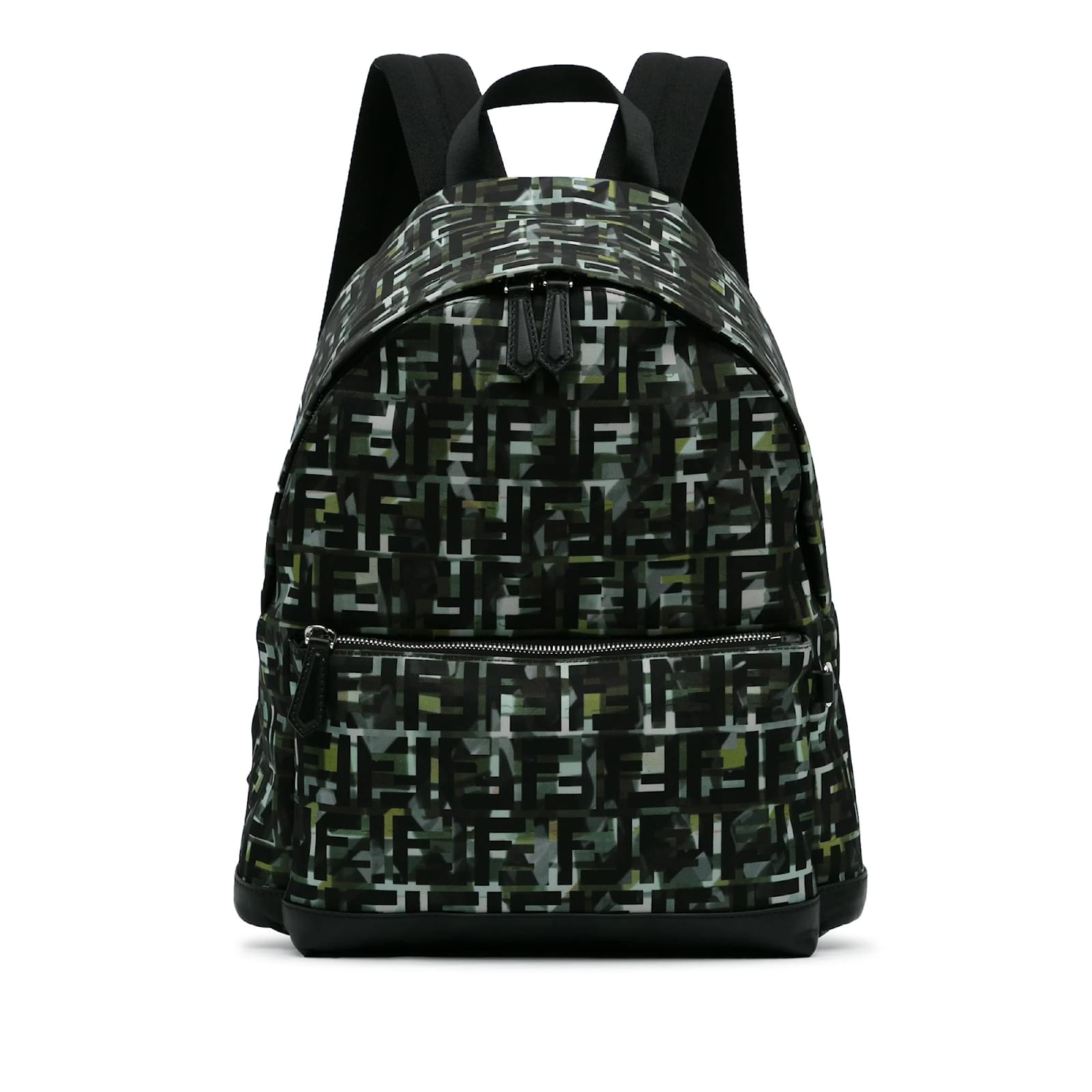 Brown and black backpack for children with logo - Fendi Kids – Tenerè Store