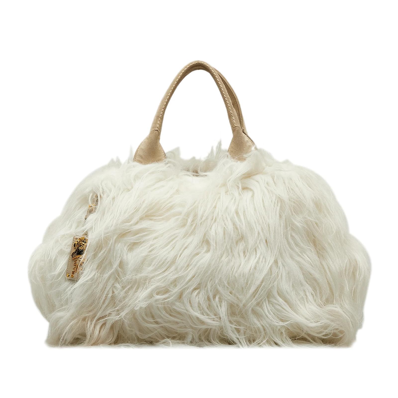 Prada best sale fur bag