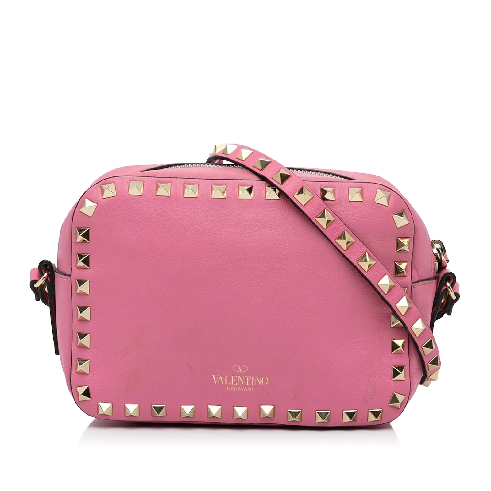 Sac bandouli re Rockstud rose Valentino