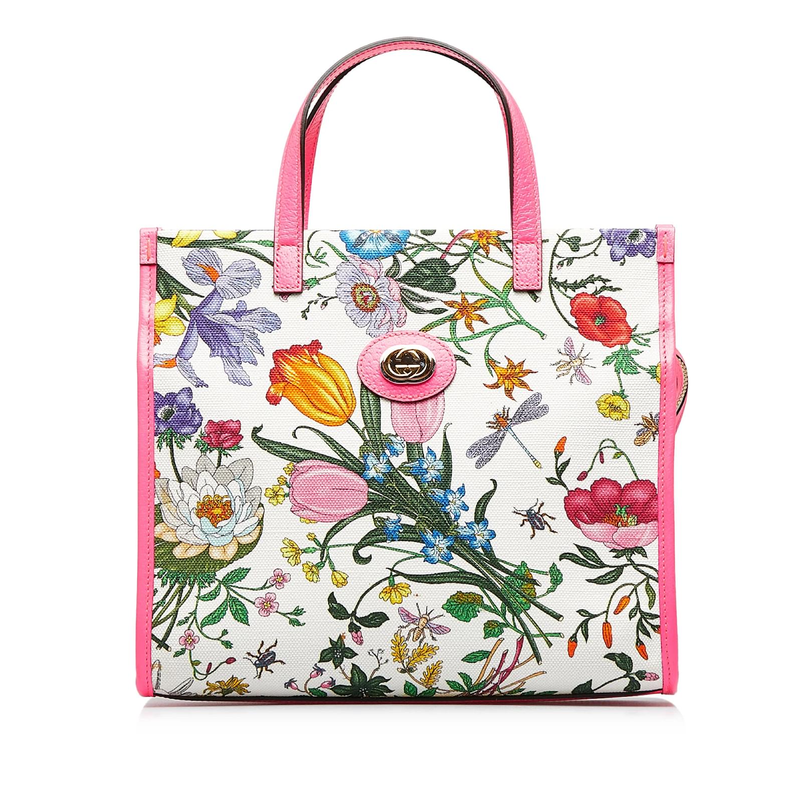 Gucci flora sales tote bag