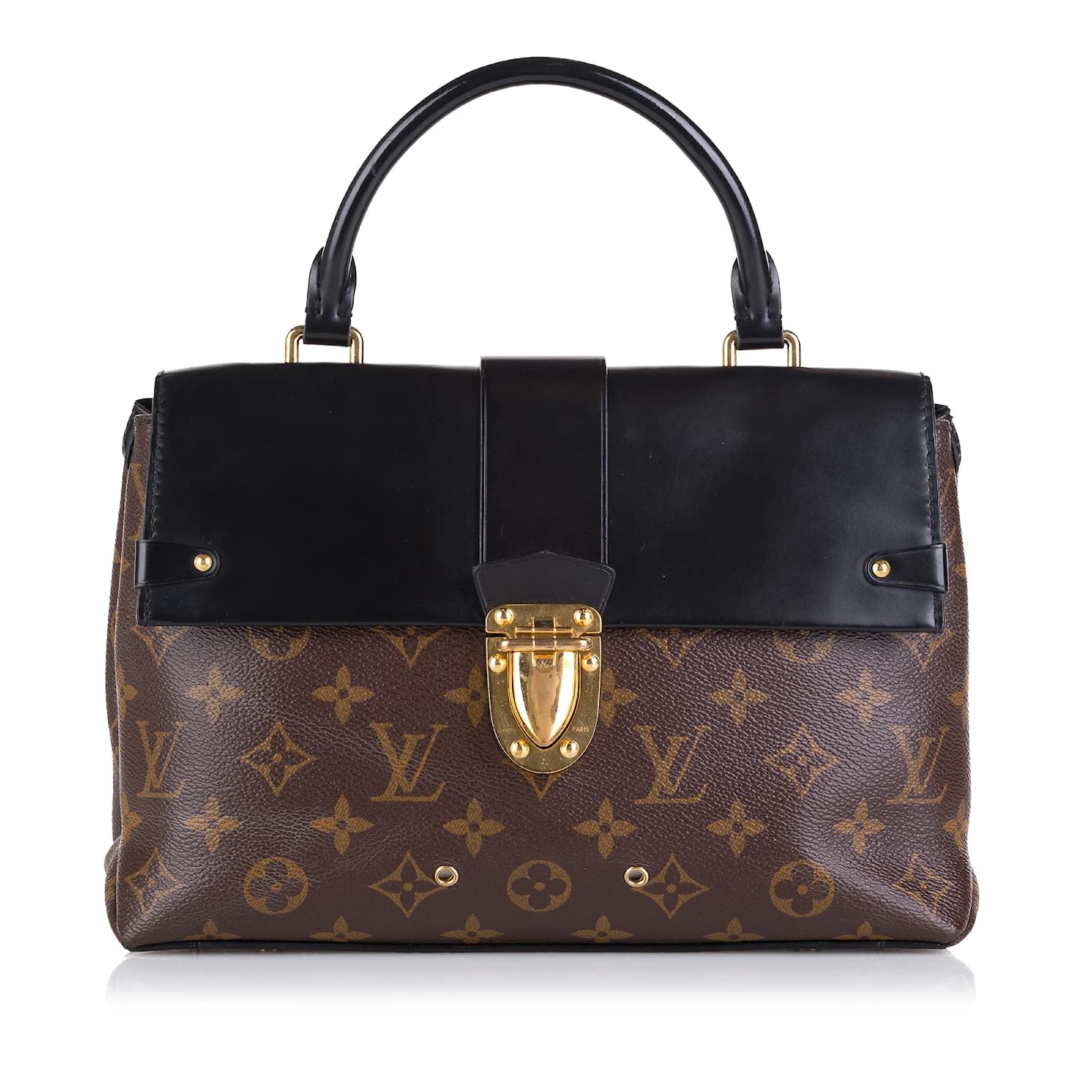 Louis vuitton with black handles hot sale